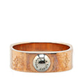 Louis Vuitton Silver Pink Gold Gold Plating Metal Band Ring