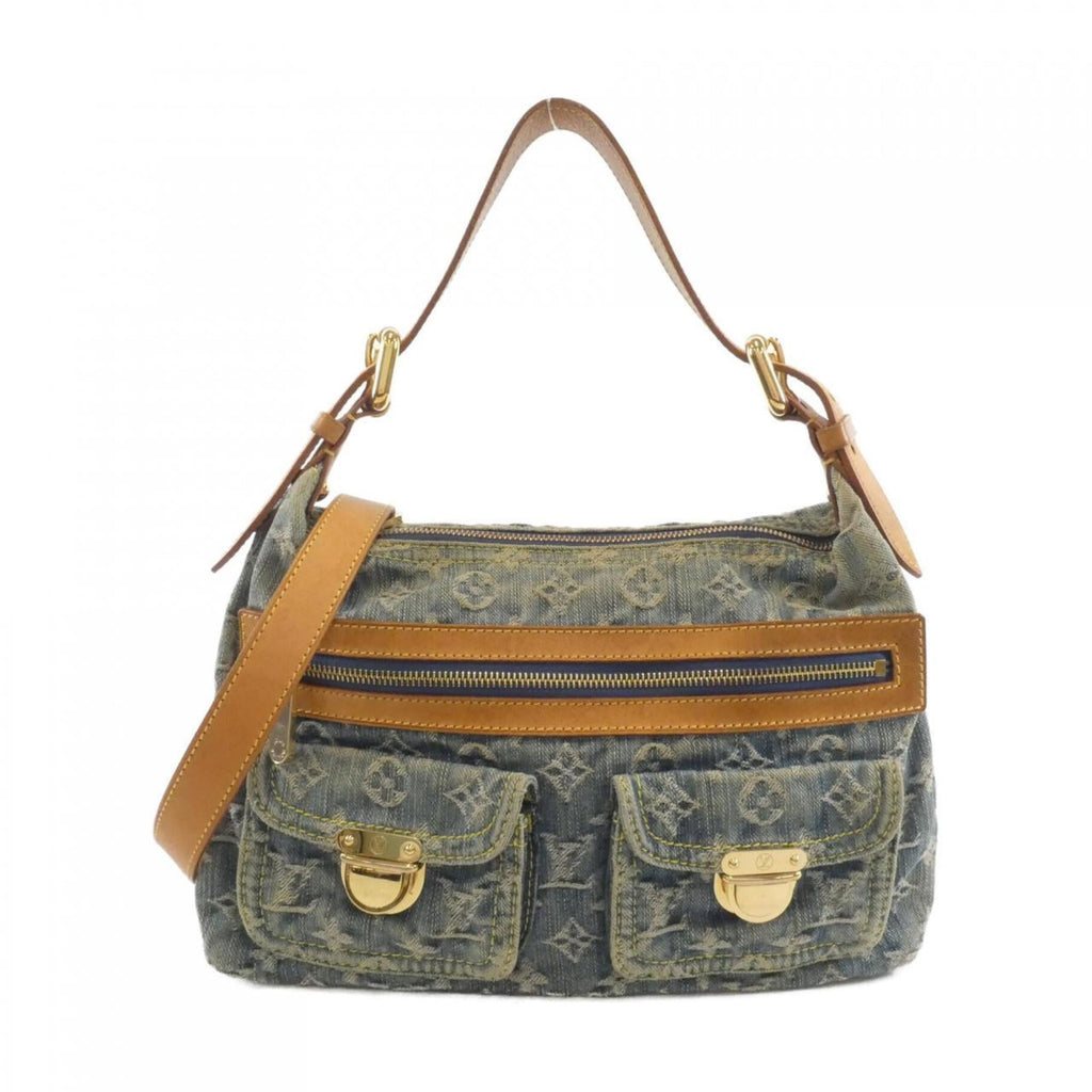 Louis Vuitton Blue Denim Canvas Shoulder Bag
