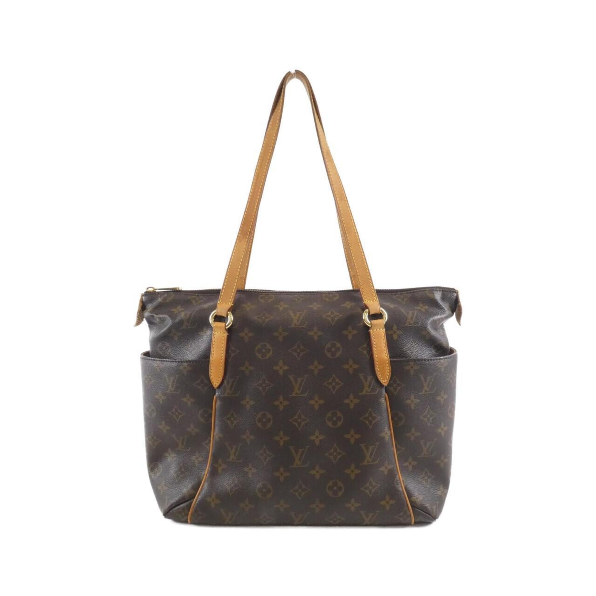 Louis Vuitton Marron Coated Canvas Handbag