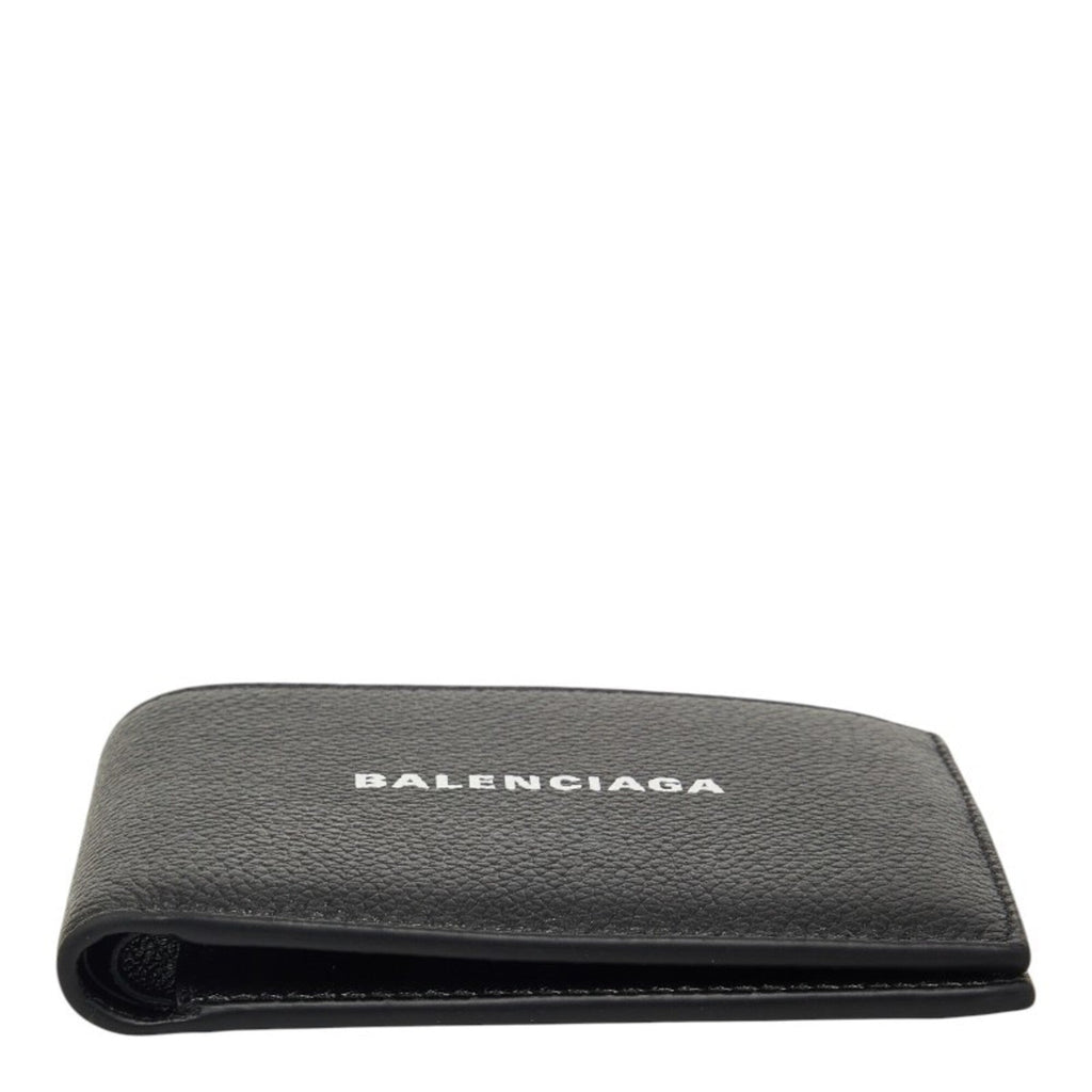 Balenciaga Black Leather Wallet (Bi-Fold)