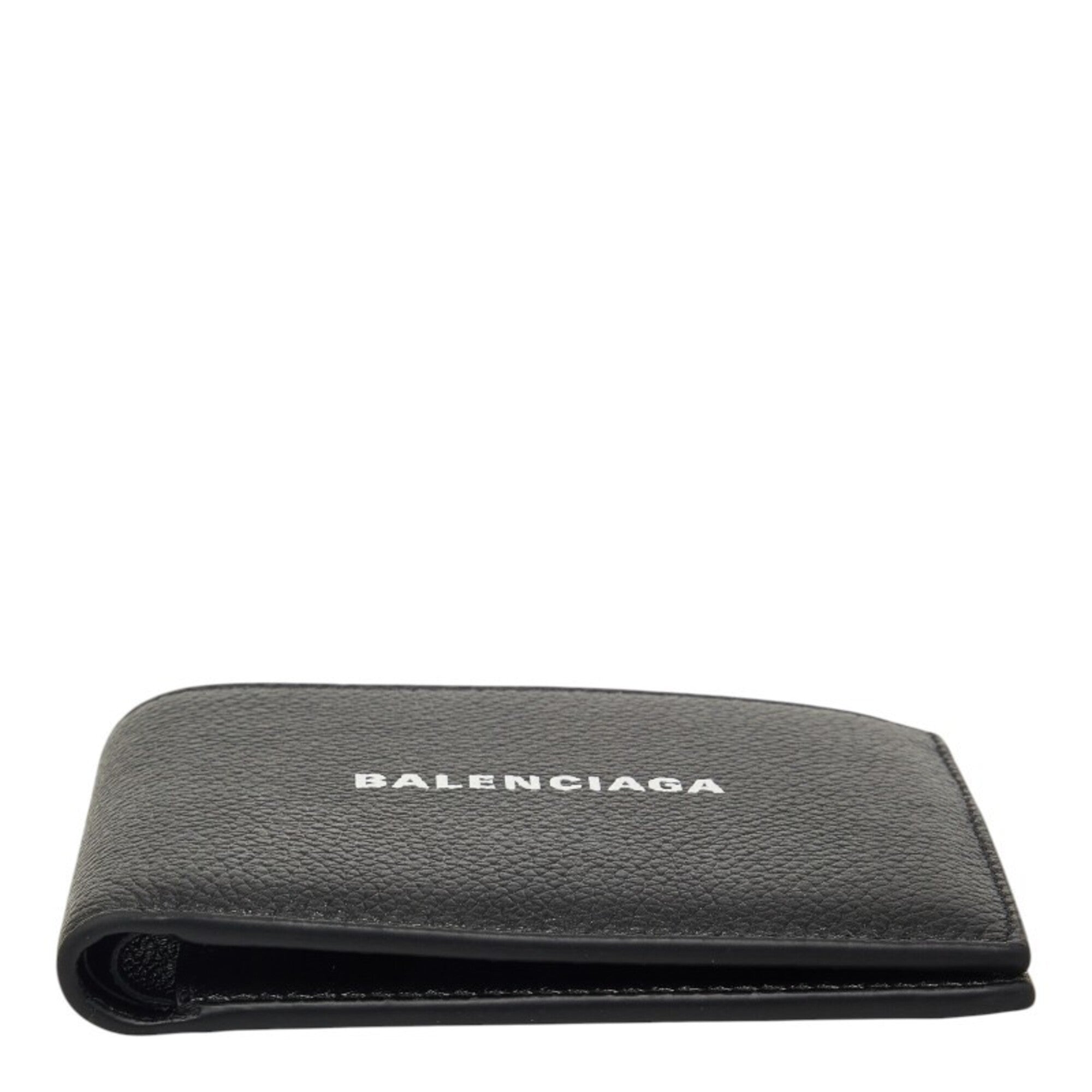 Balenciaga Black Leather Wallet (Bi-Fold)