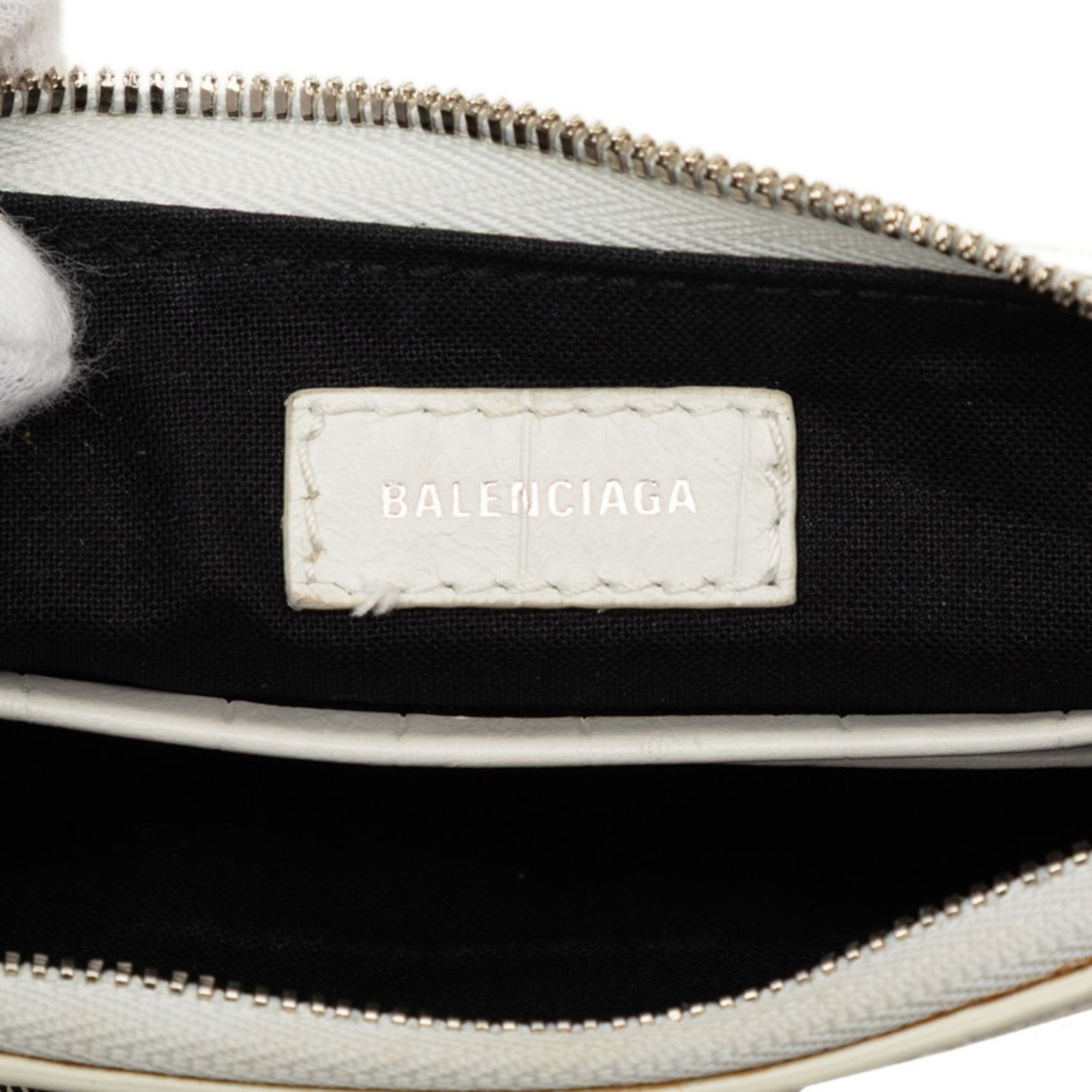 Balenciaga White Leather Handbag Shoulder