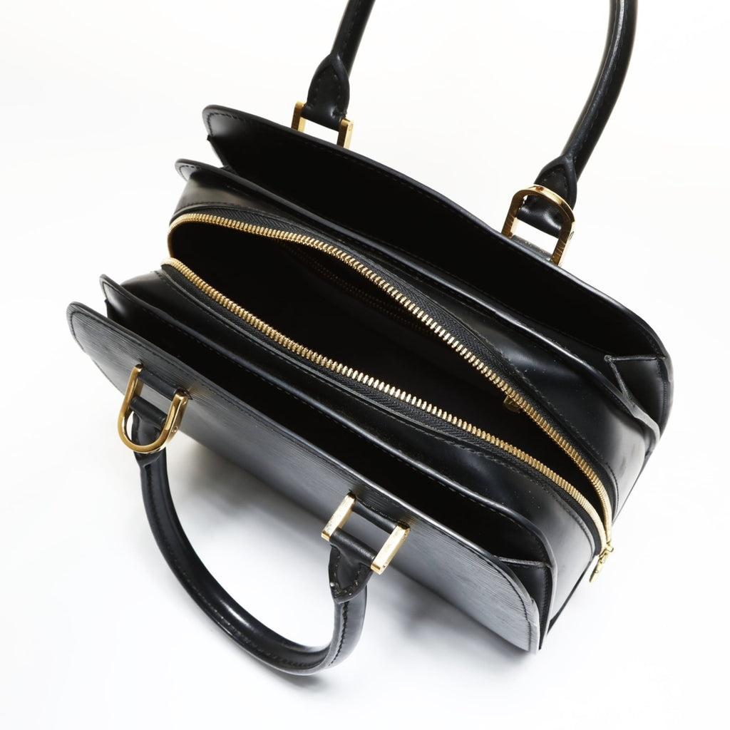 Louis Vuitton Epi Black Epi Leather Handbag
