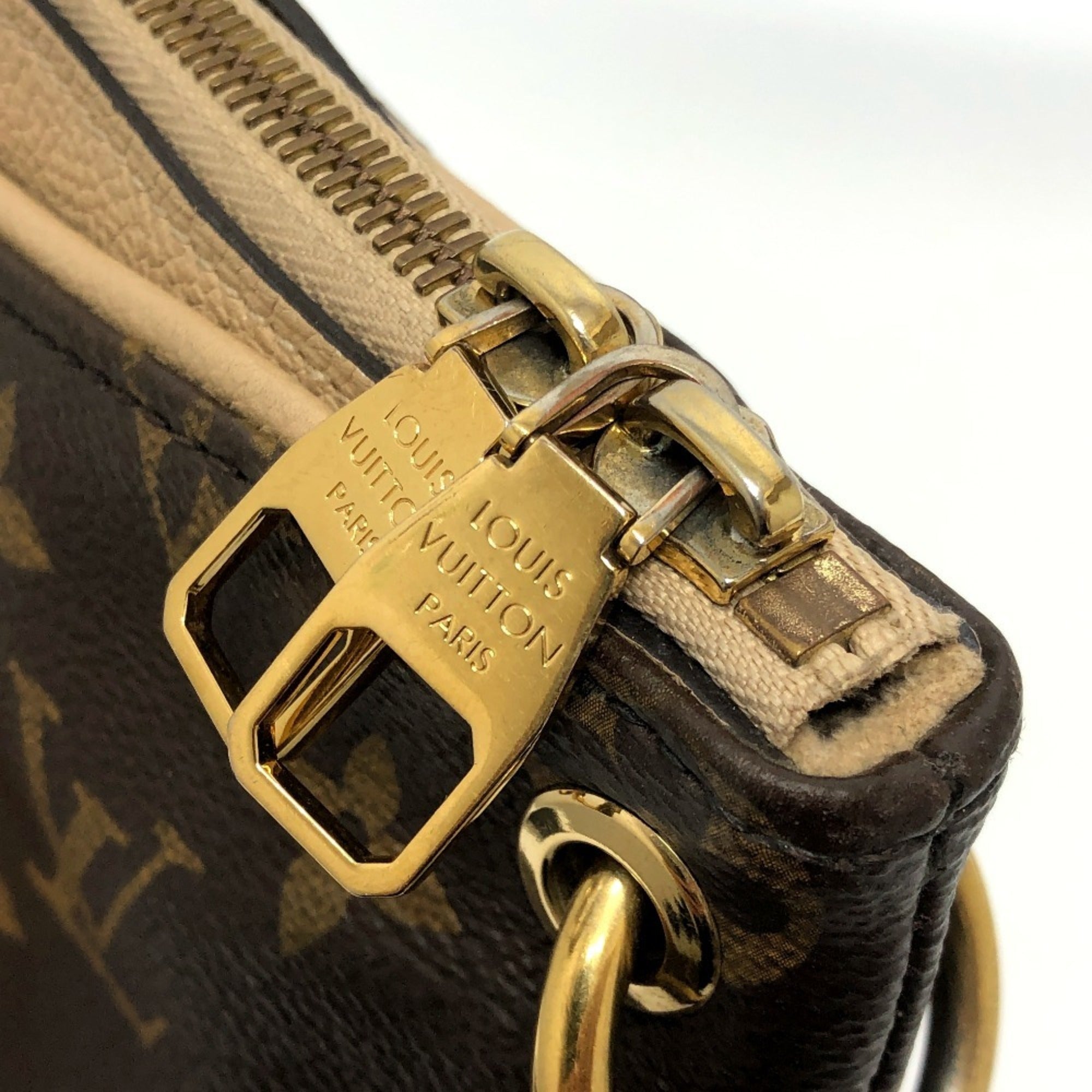 Louis Vuitton Monogram Beige Dune Monogram Boston Bag Shoulder Bag