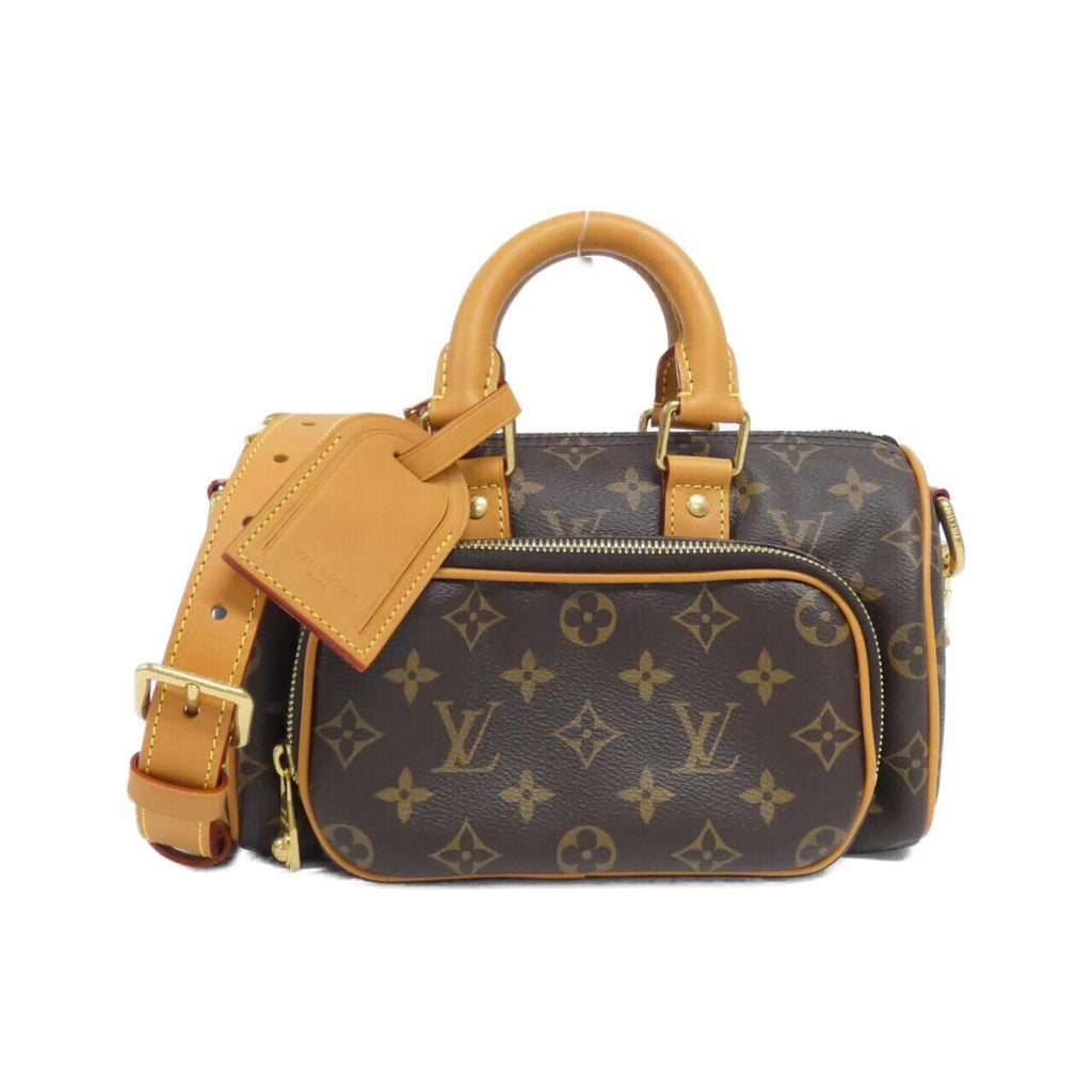 Louis Vuitton Marron Coated Canvas Boston Bag