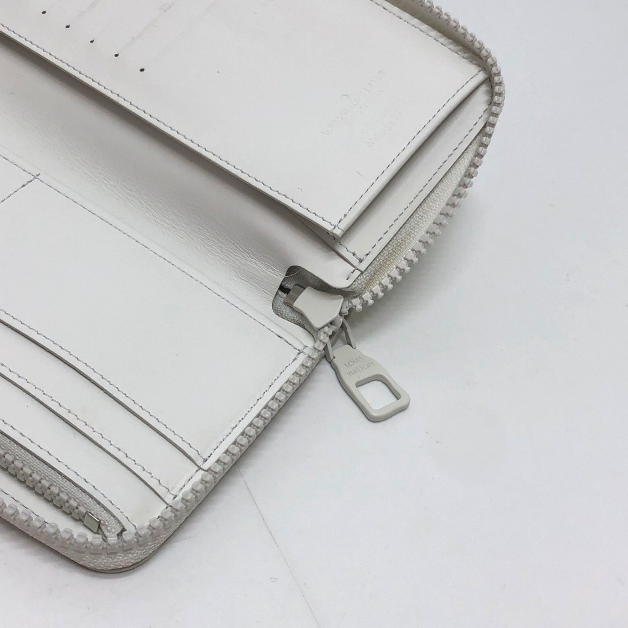 Louis Vuitton Monogram White Long Wallet