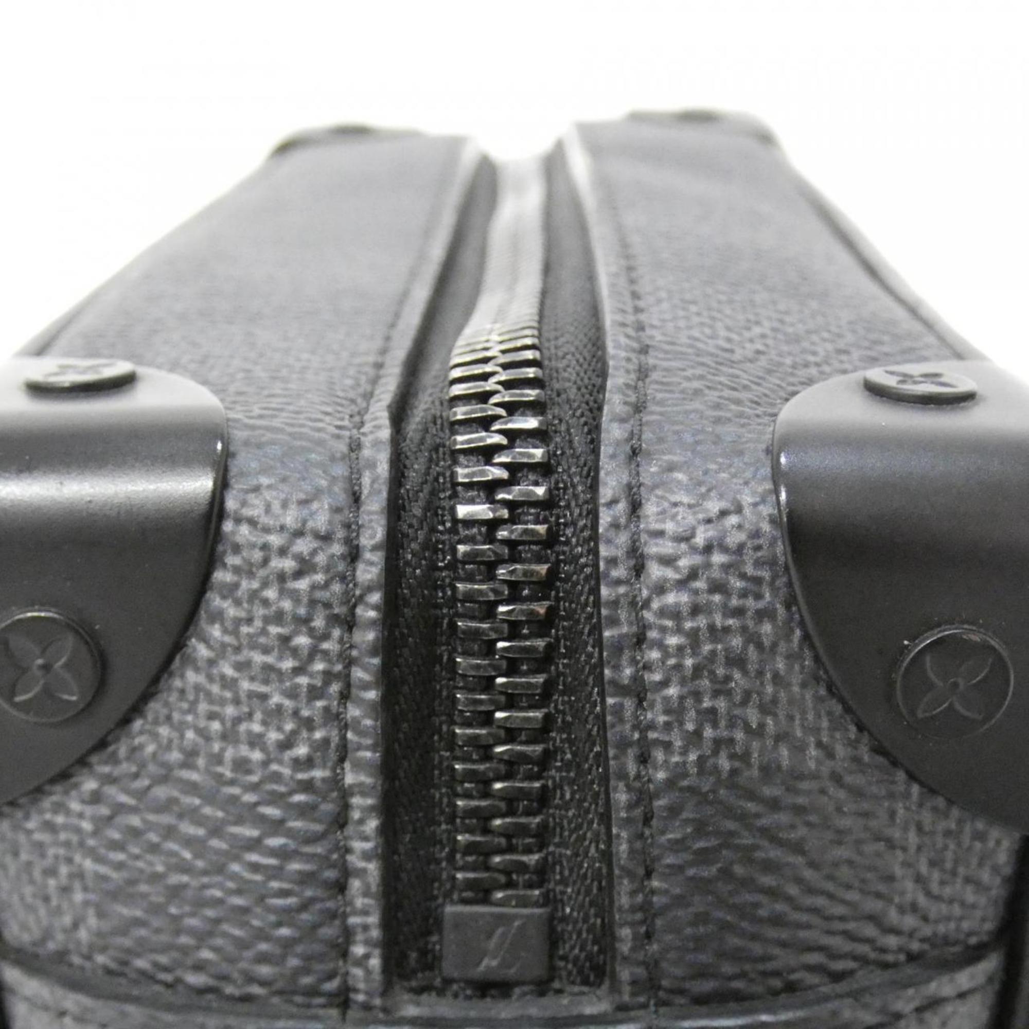 Louis Vuitton Graphite Coated Canvas Shoulder Bag