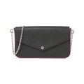 Louis Vuitton Epi Hot Pink Noir Leather Pochette Shoulder Bag