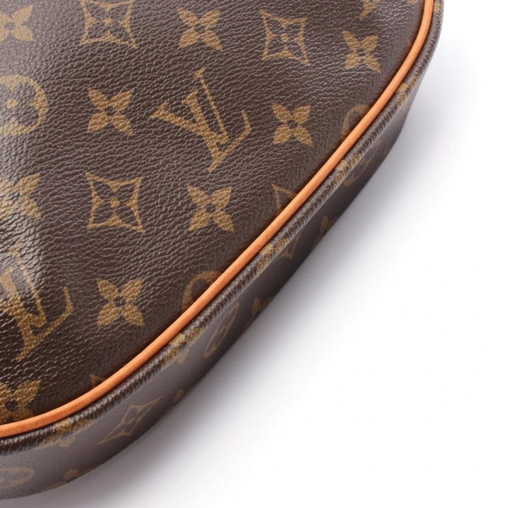 Louis Vuitton Monogram Brown Coated Canvas Leather Shoulder Bag