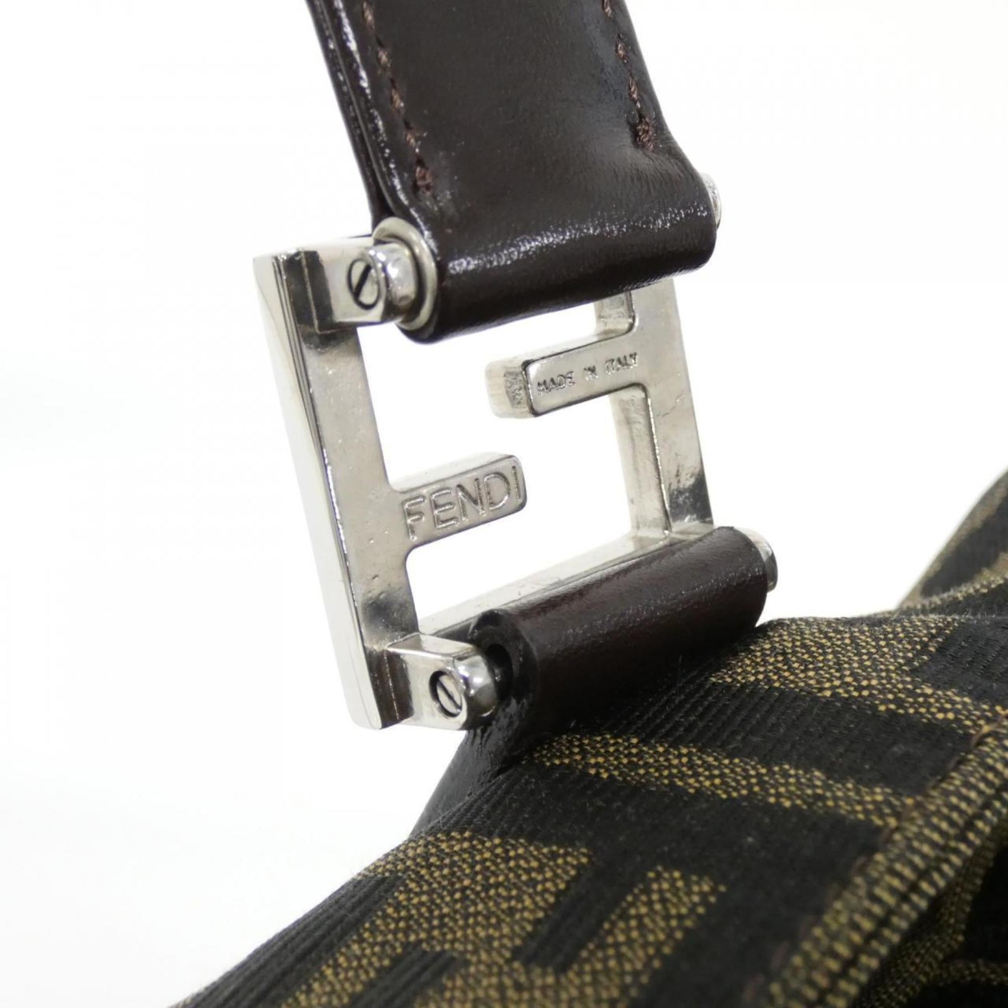Fendi Brown Canvas Handbag
