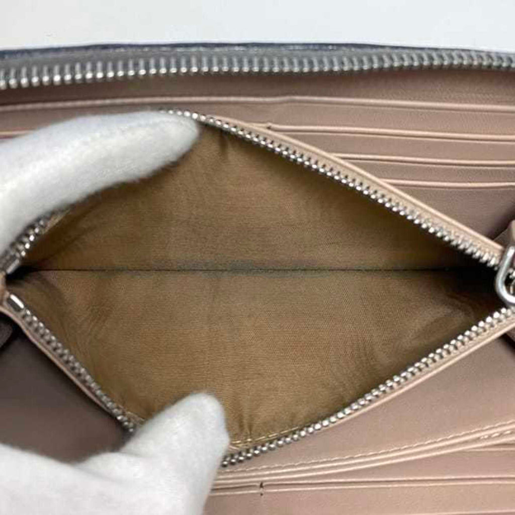 Prada Black Leather Long Wallet (Bi-Fold)