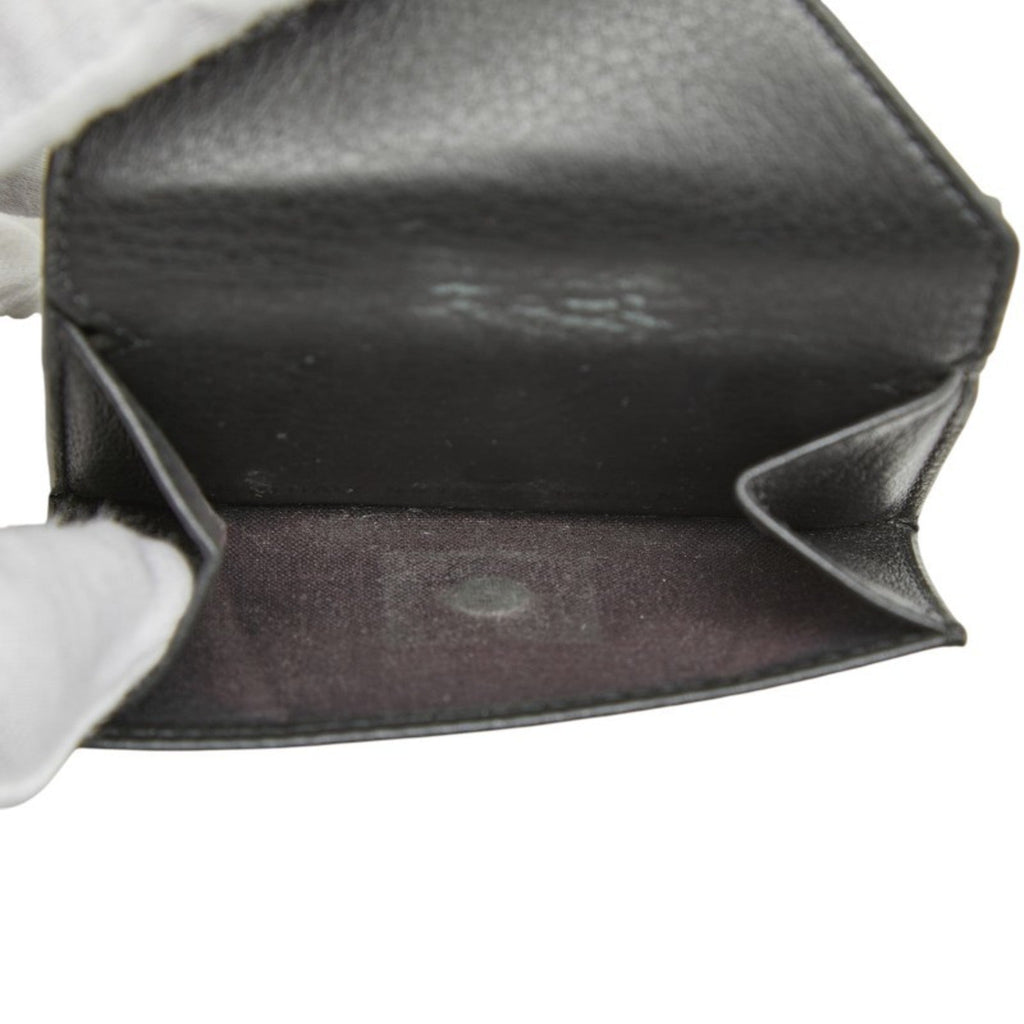 Balenciaga Black Leather Wallet (Tri-Fold)
