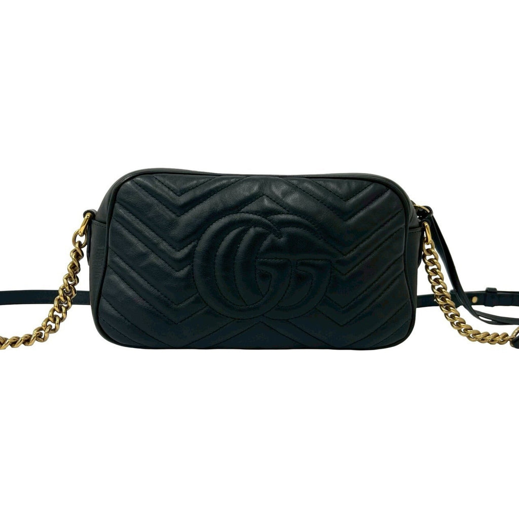 Gucci Black Leather Pochette Shoulder Bag (Pre-Owned)