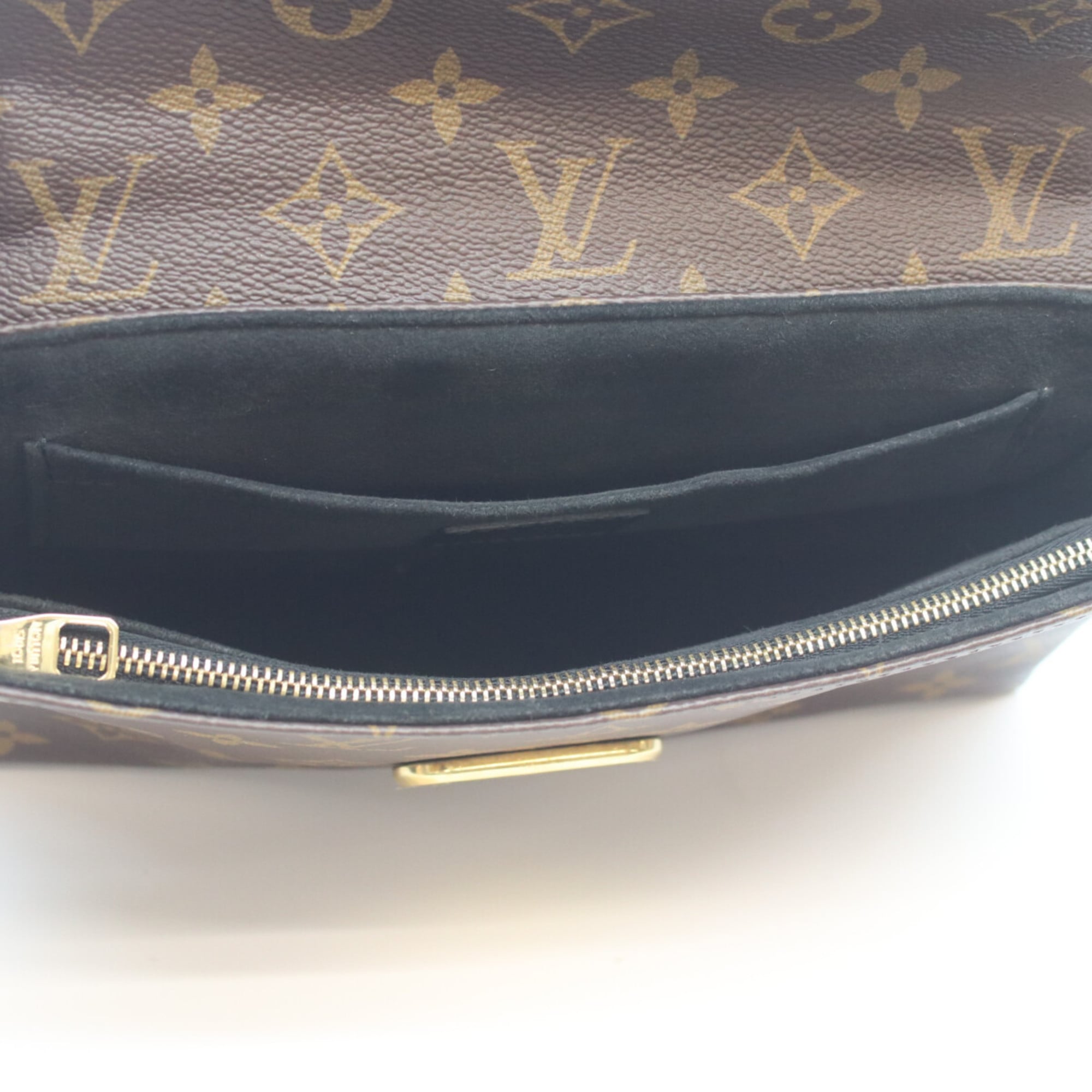 Louis Vuitton Black Brown Monogram Shoulder Bag