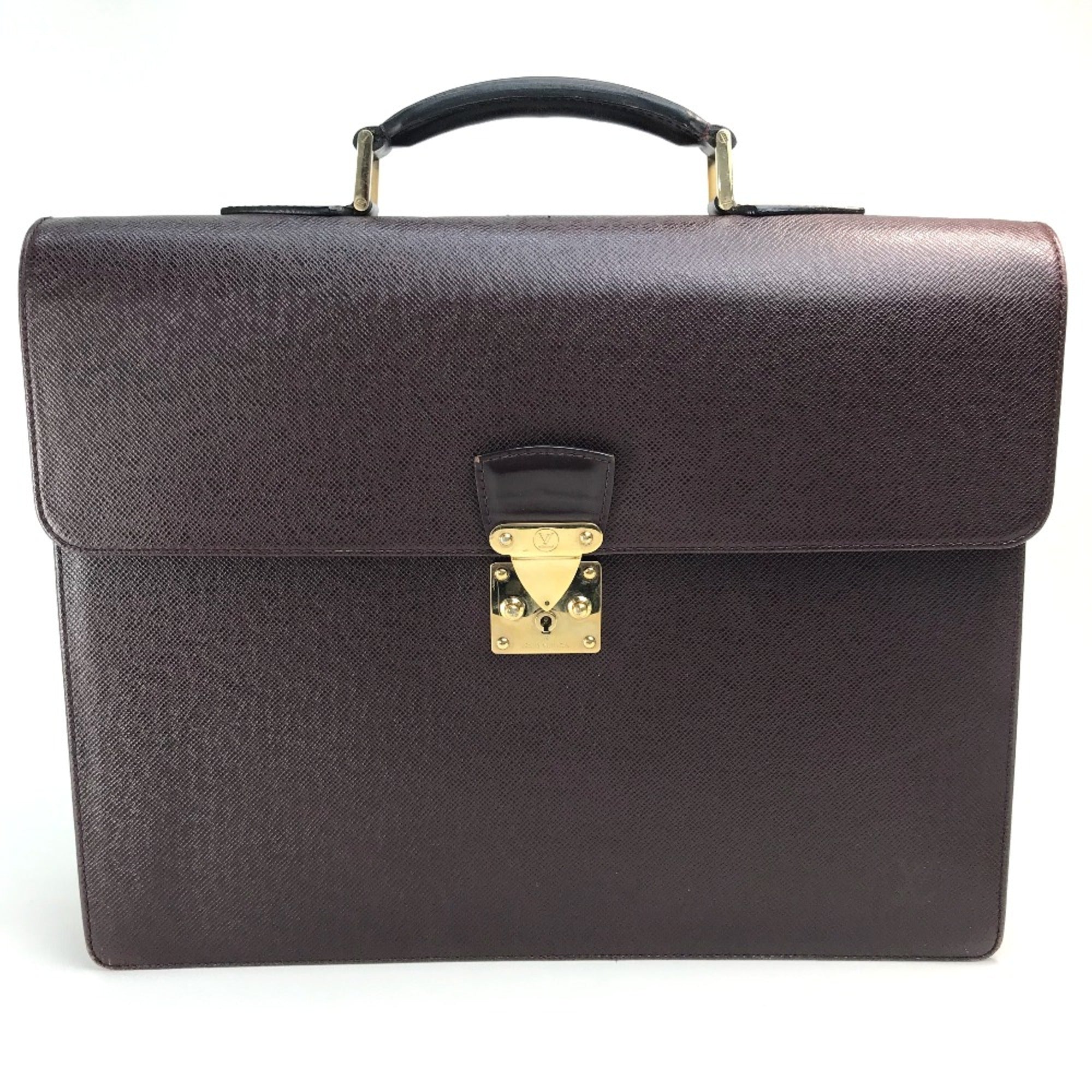 Louis Vuitton Brown Leather Briefcase