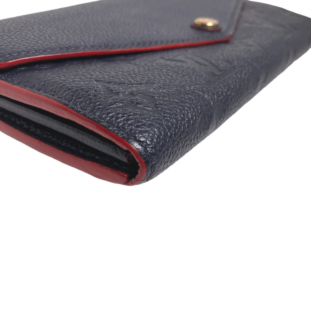 Louis Vuitton Marine Rouge Monogram Empreinte Long Wallet
