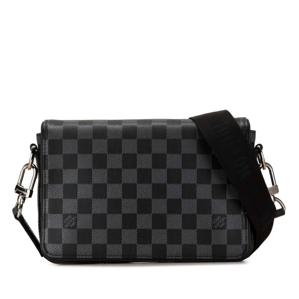 Louis Vuitton Black Pvc Leather Shoulder Bag