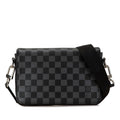 Louis Vuitton Black Pvc Leather Shoulder Bag