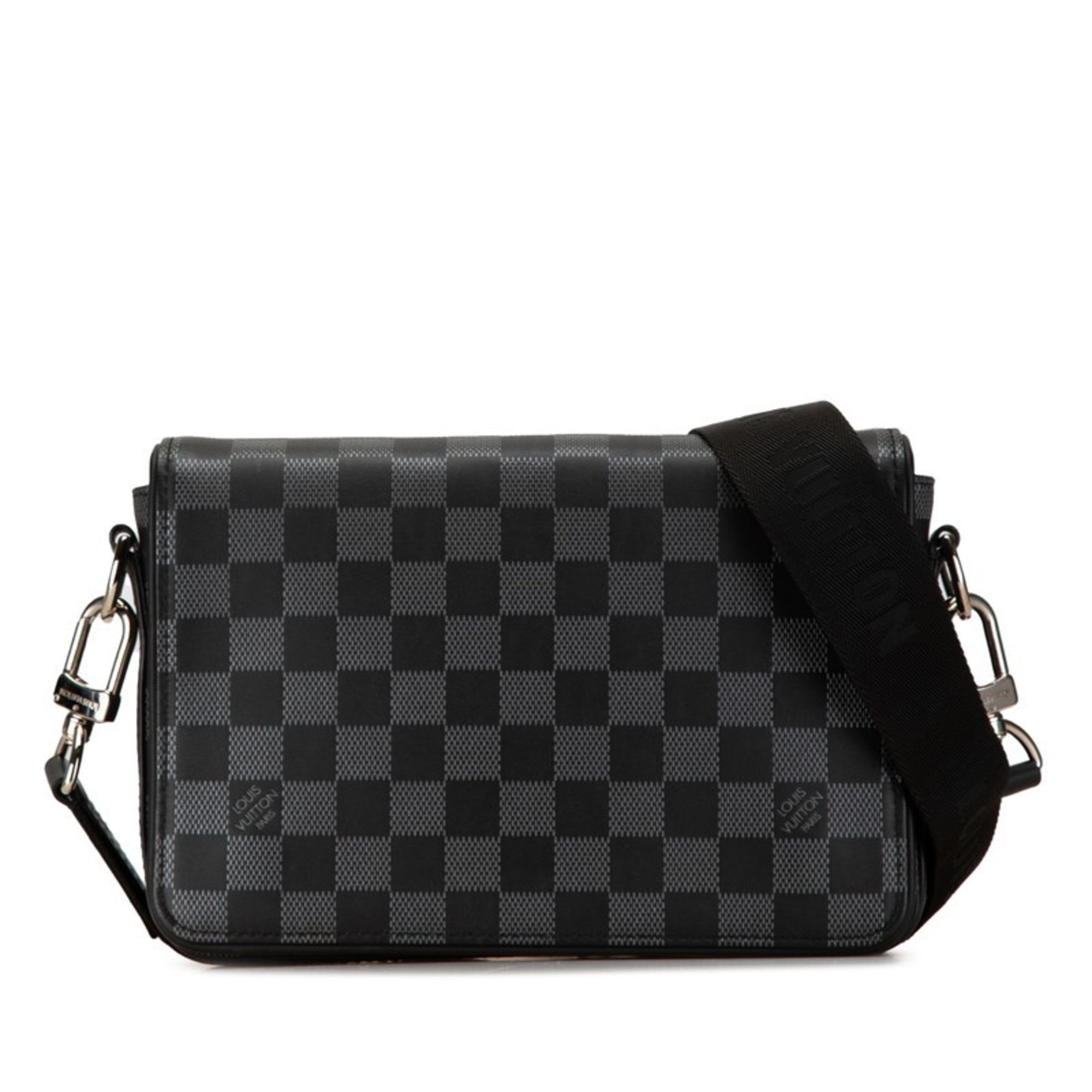Louis Vuitton Black Pvc Leather Shoulder Bag