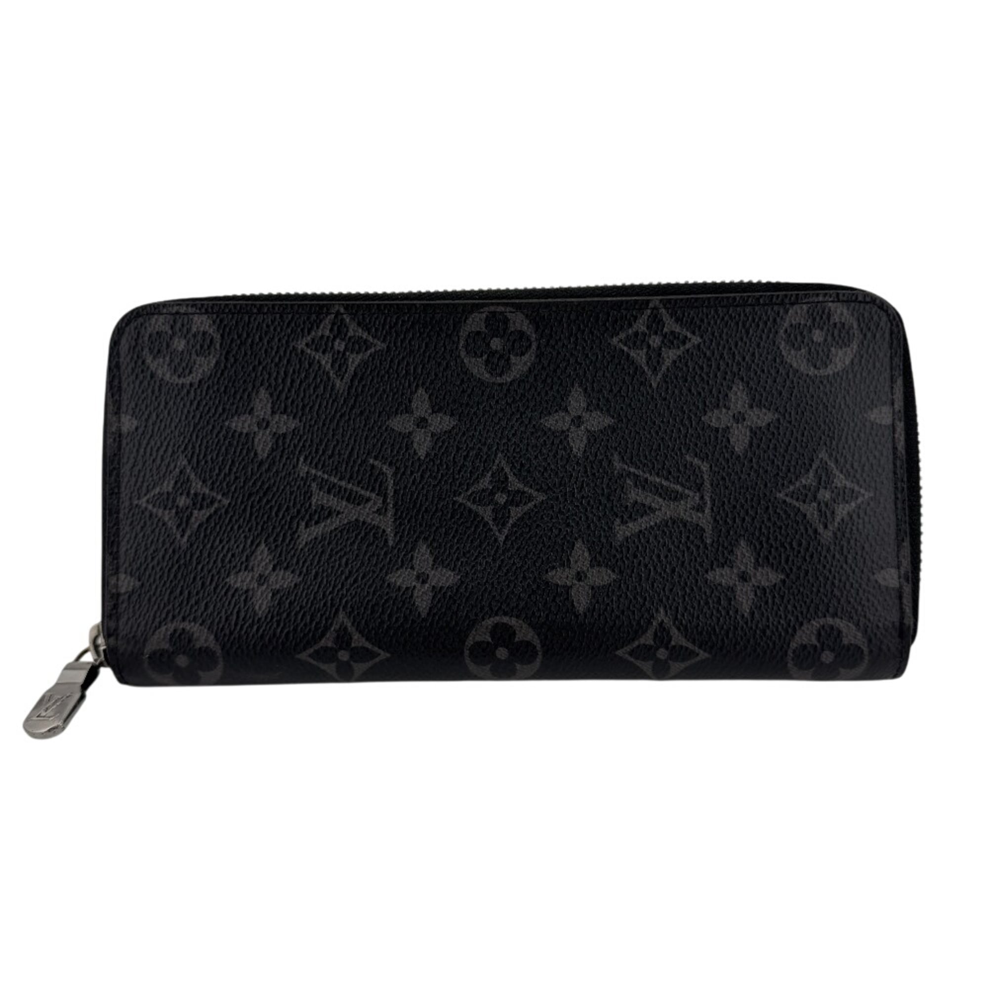 Louis Vuitton Black Leather Long Wallet