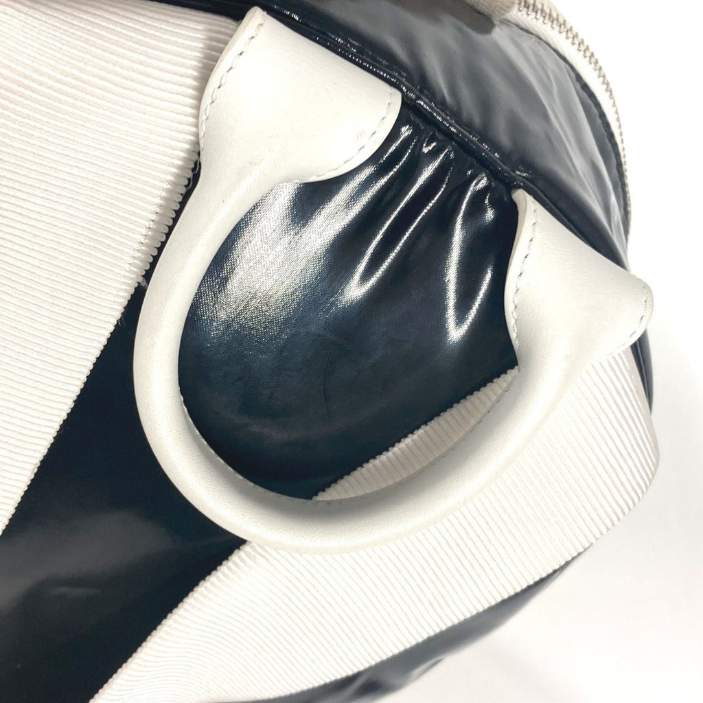 Chanel Black White Pvc Backpack