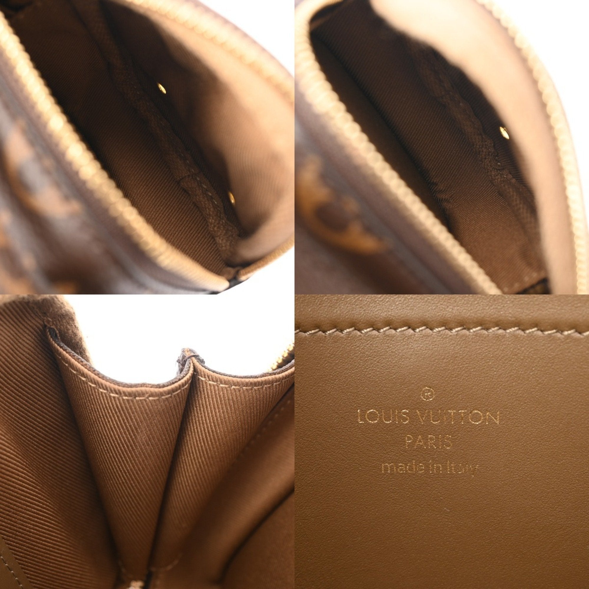 Louis Vuitton Brown Monogram Canvas Shoulder Bag