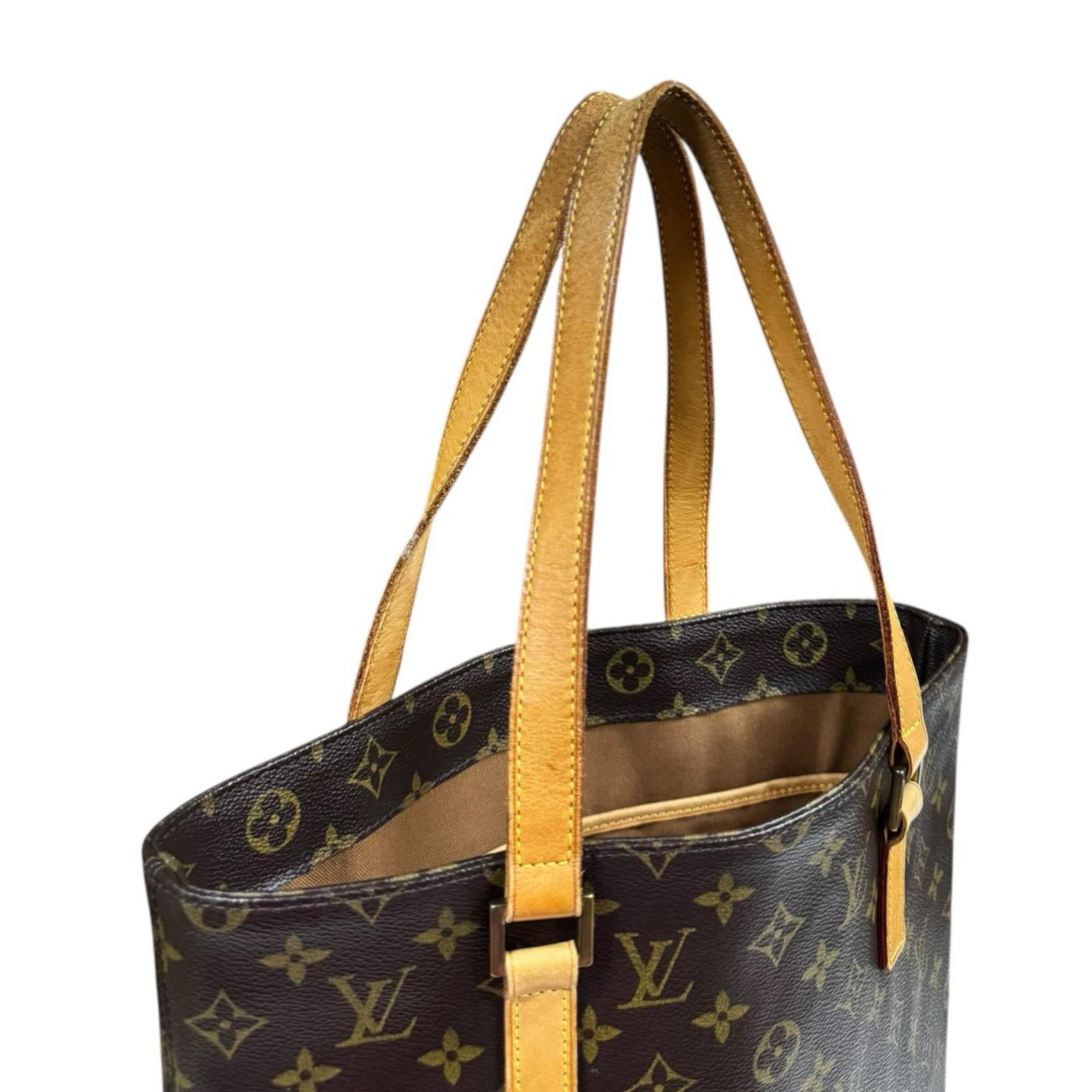 Louis Vuitton Brown Monogram Canvas Tote Bag