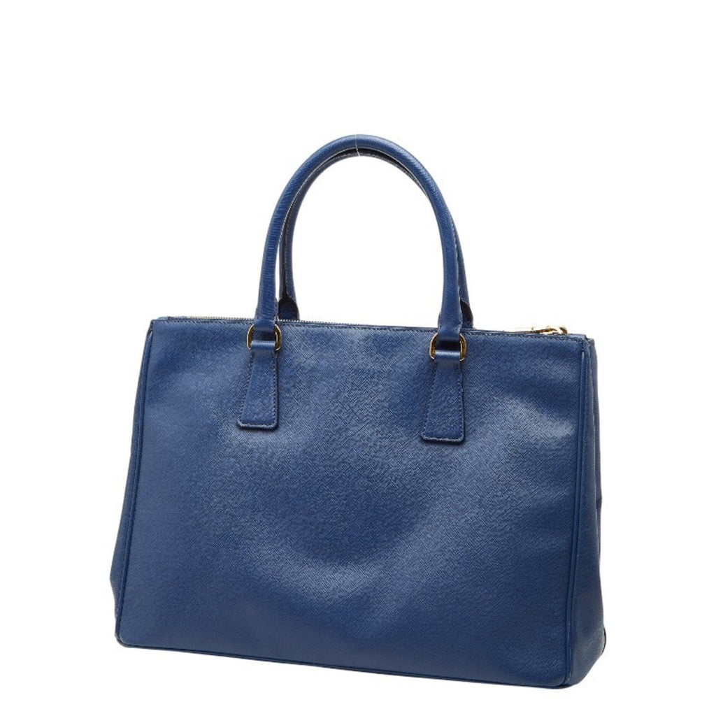 Prada Blue Leather Handbag Shoulder Bag