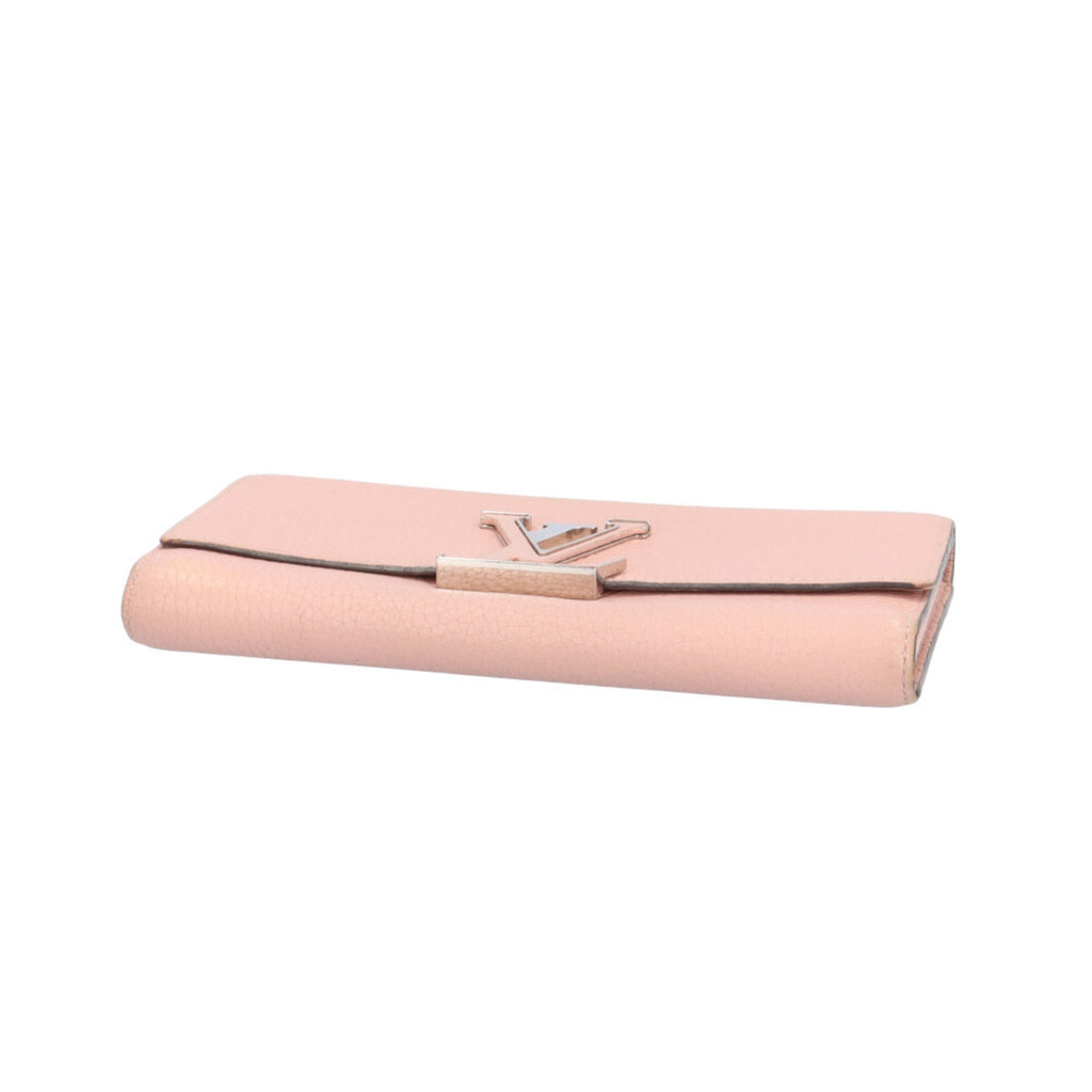 Louis Vuitton Galle Magnolia Or Pink Leather Coin Purse/Coin Case