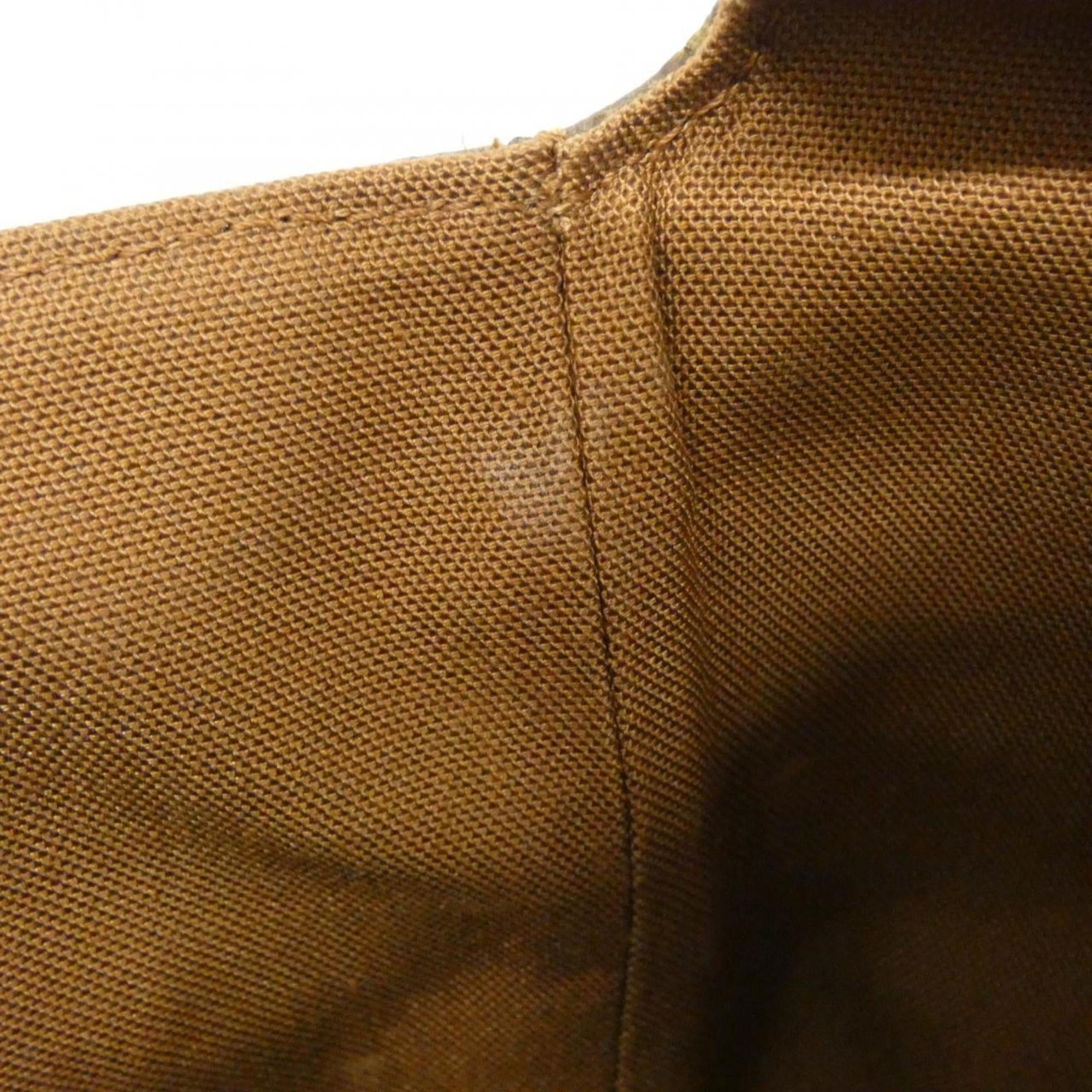 Louis Vuitton Marron Coated Canvas Shoulder Bag