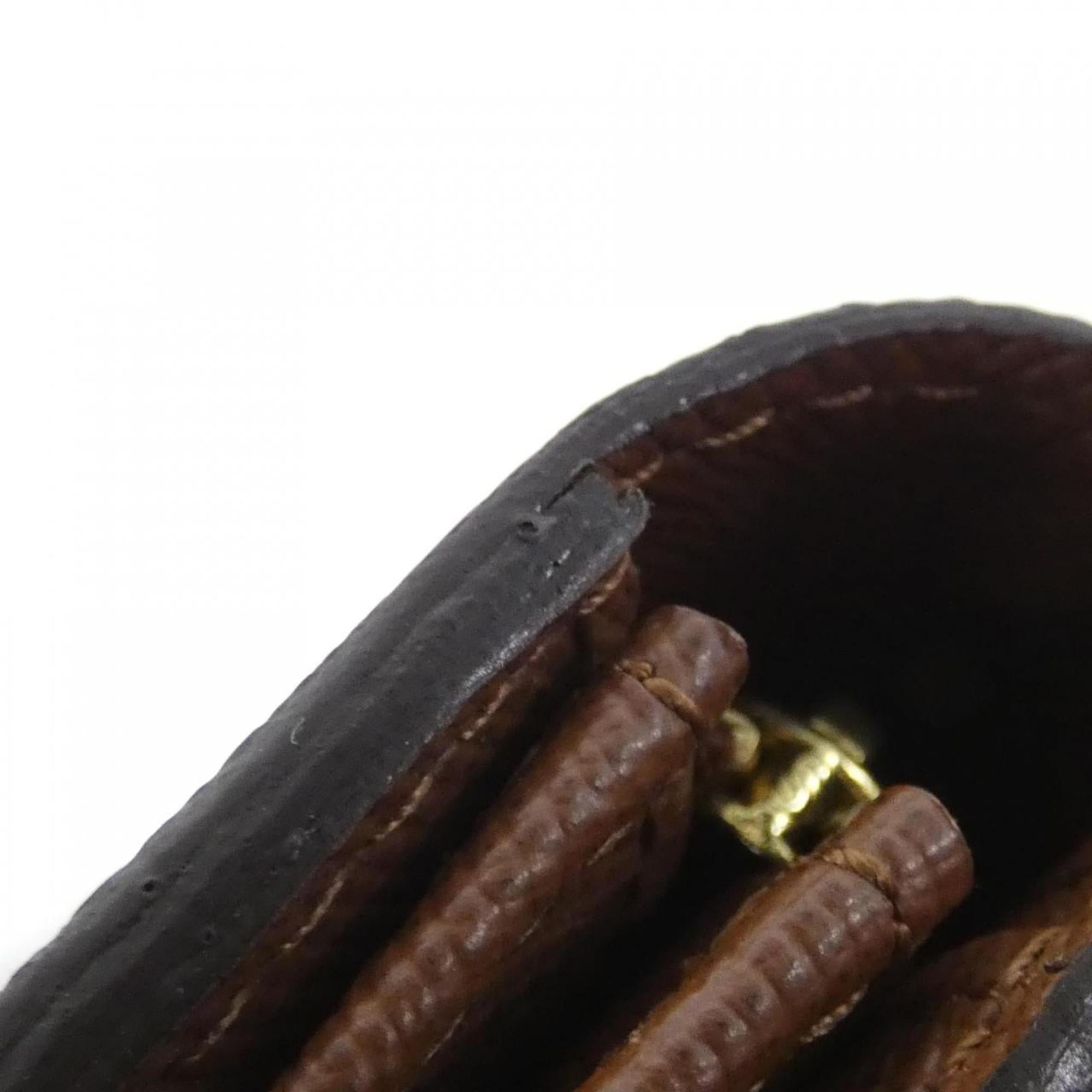 Louis Vuitton Marron Coated Canvas Long Wallet