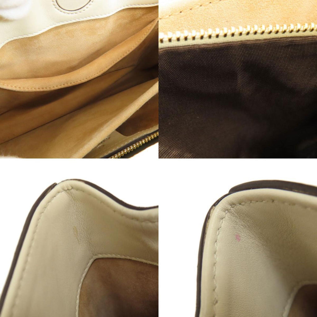Gucci White Leather Handbag (Pre-Owned)