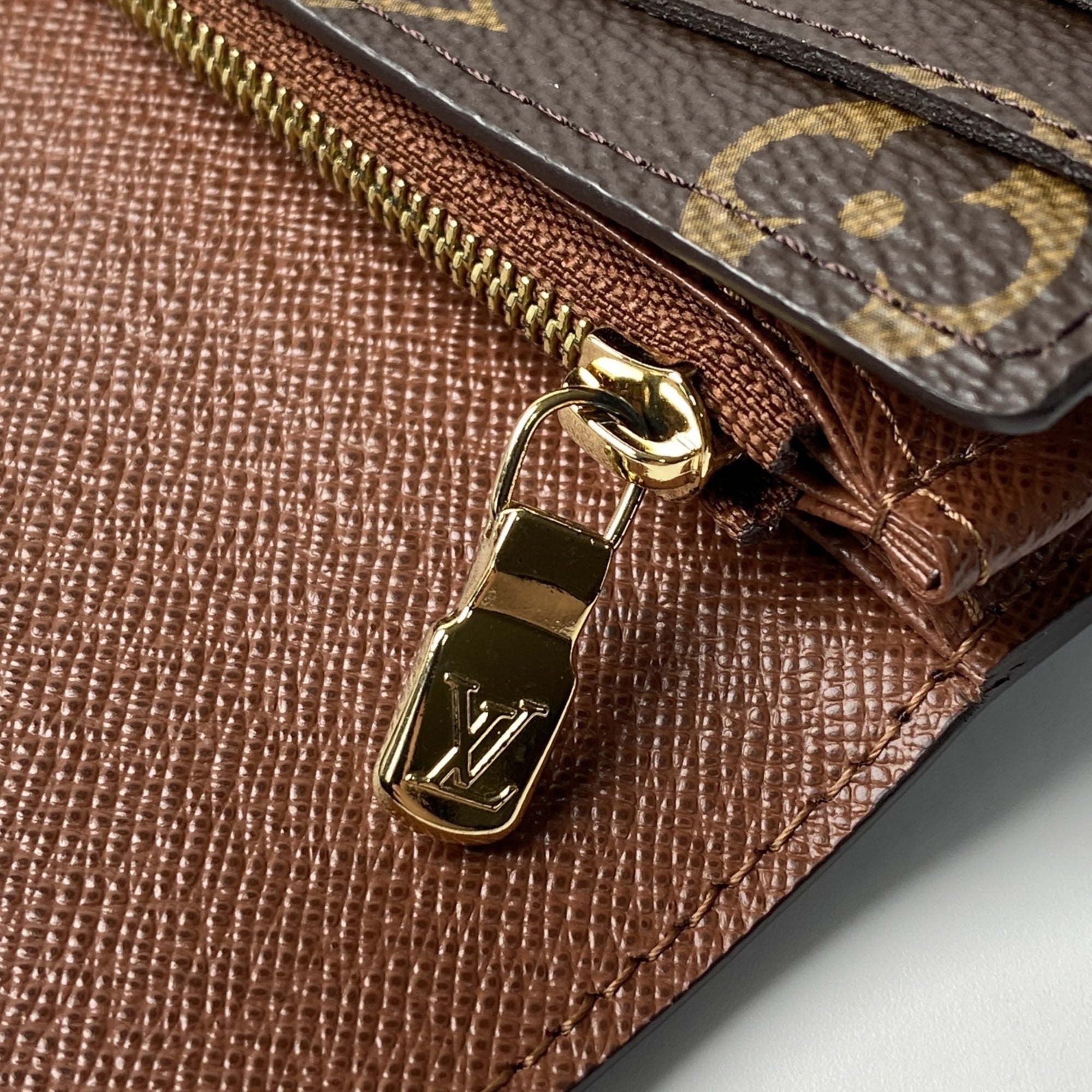 Louis Vuitton Monogram Brown Pvc Long Wallet