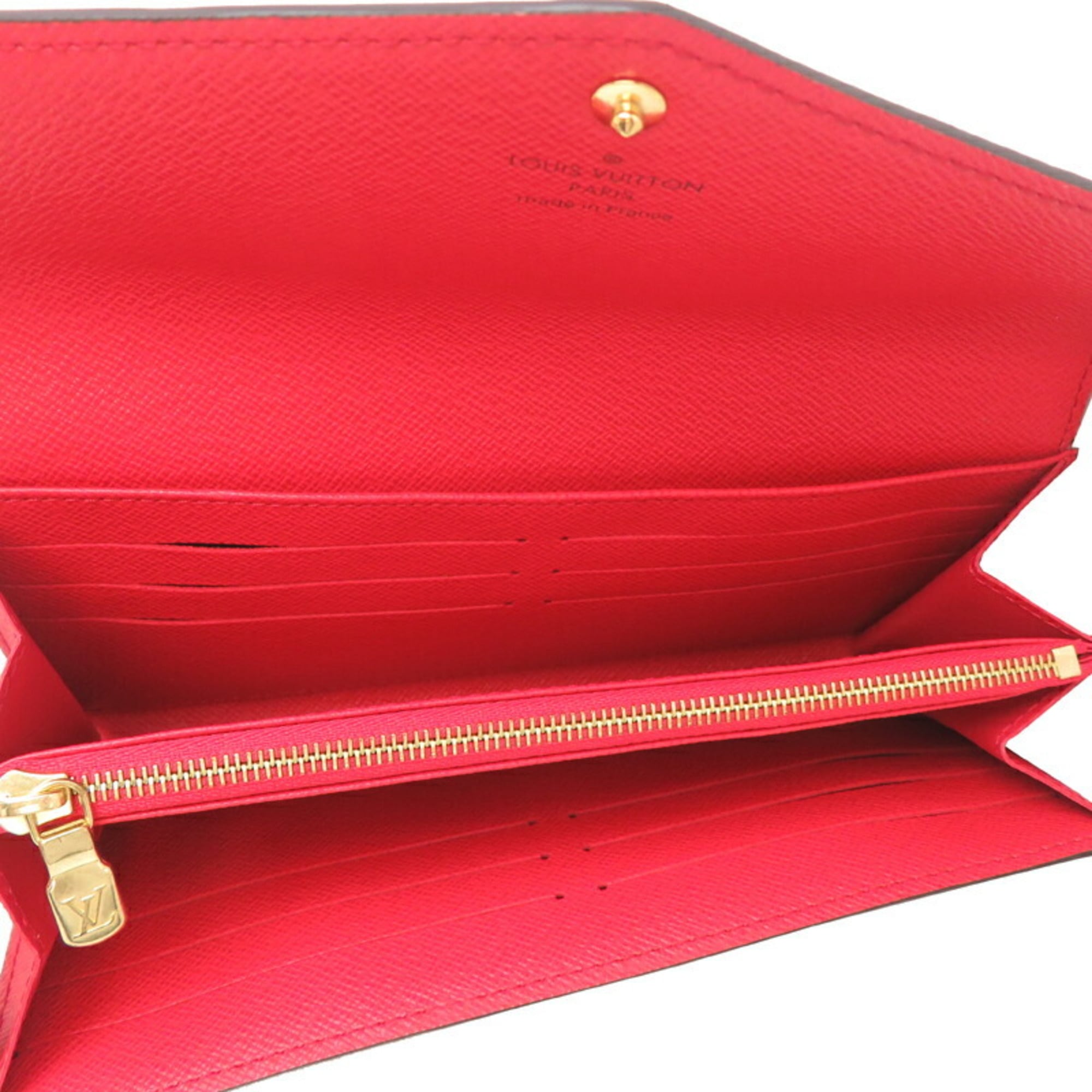 Louis Vuitton Monogram Brown Coquelicots Monogram Monogram Long Wallet