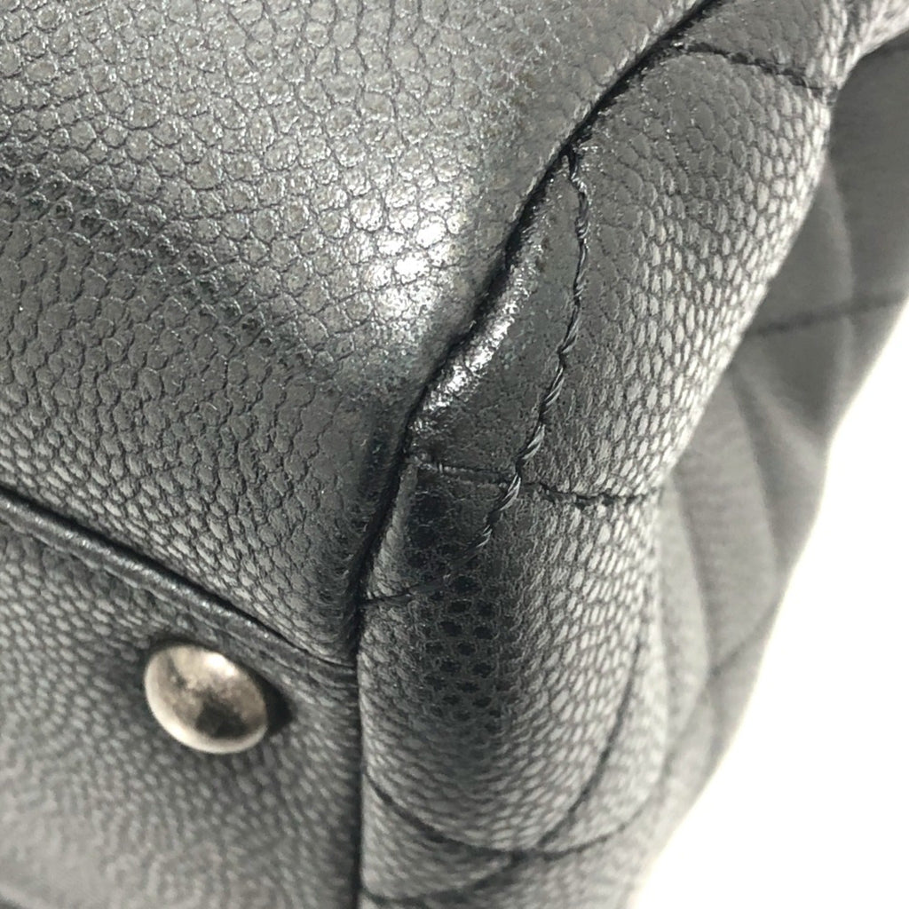 Chanel Black Leather Shoulder Bag