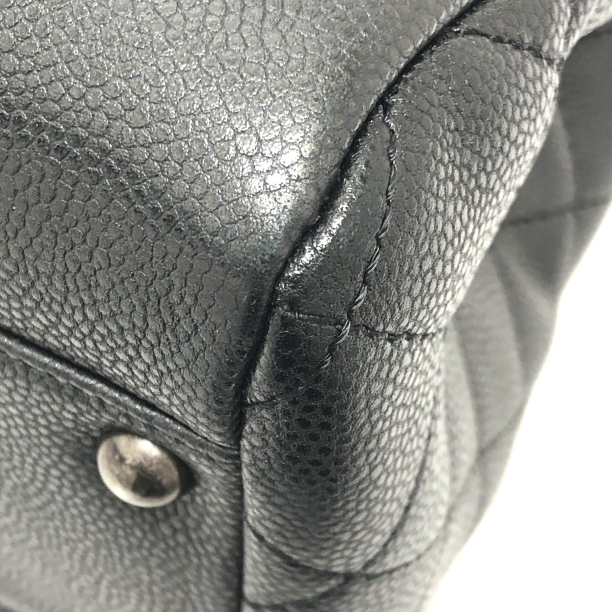 Chanel Black Leather Shoulder Bag