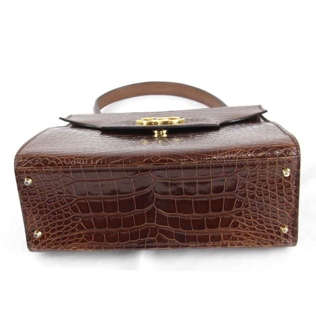 Celine Brown Leather Handbag