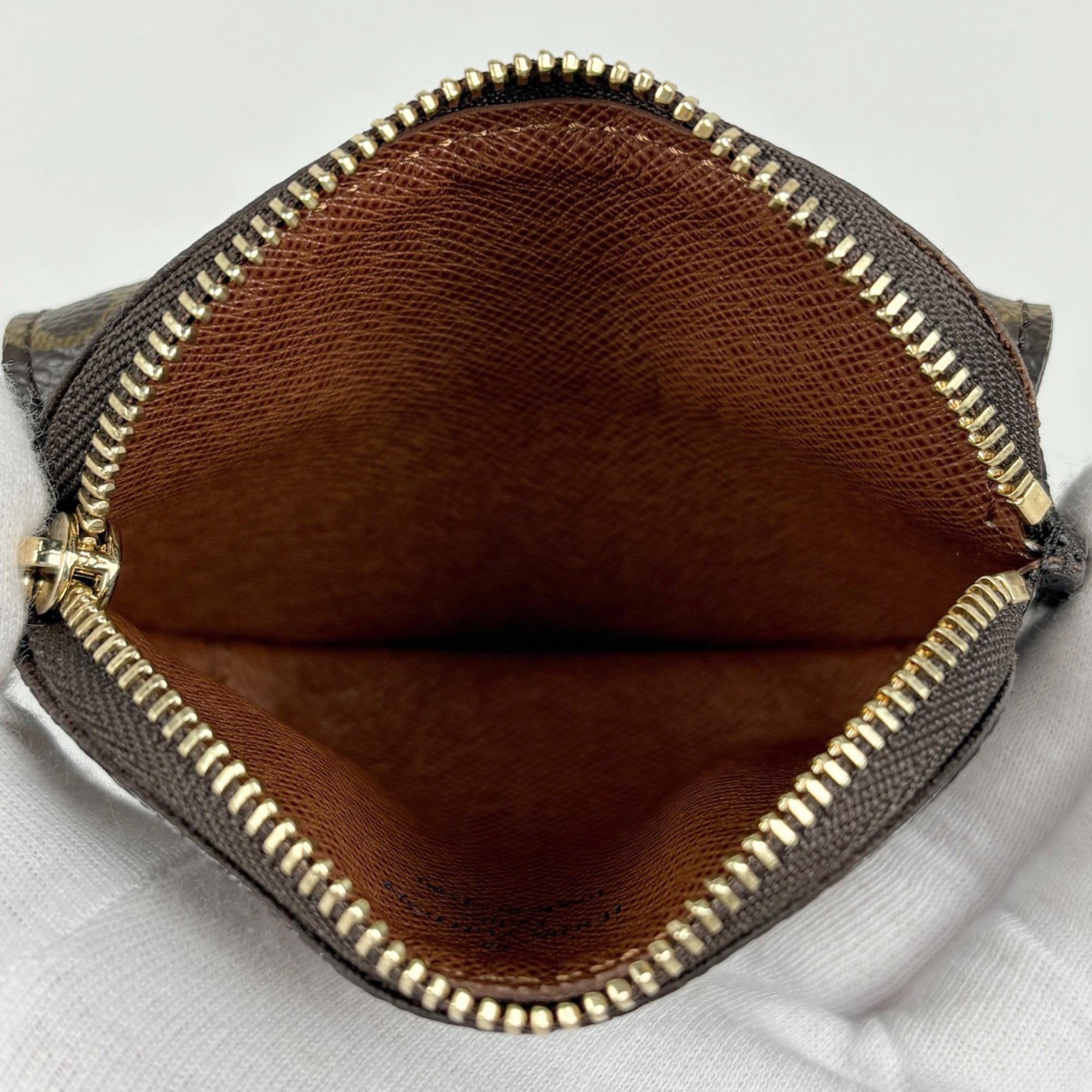 Louis Vuitton Brown Monogram Coin Purse/Coin Case