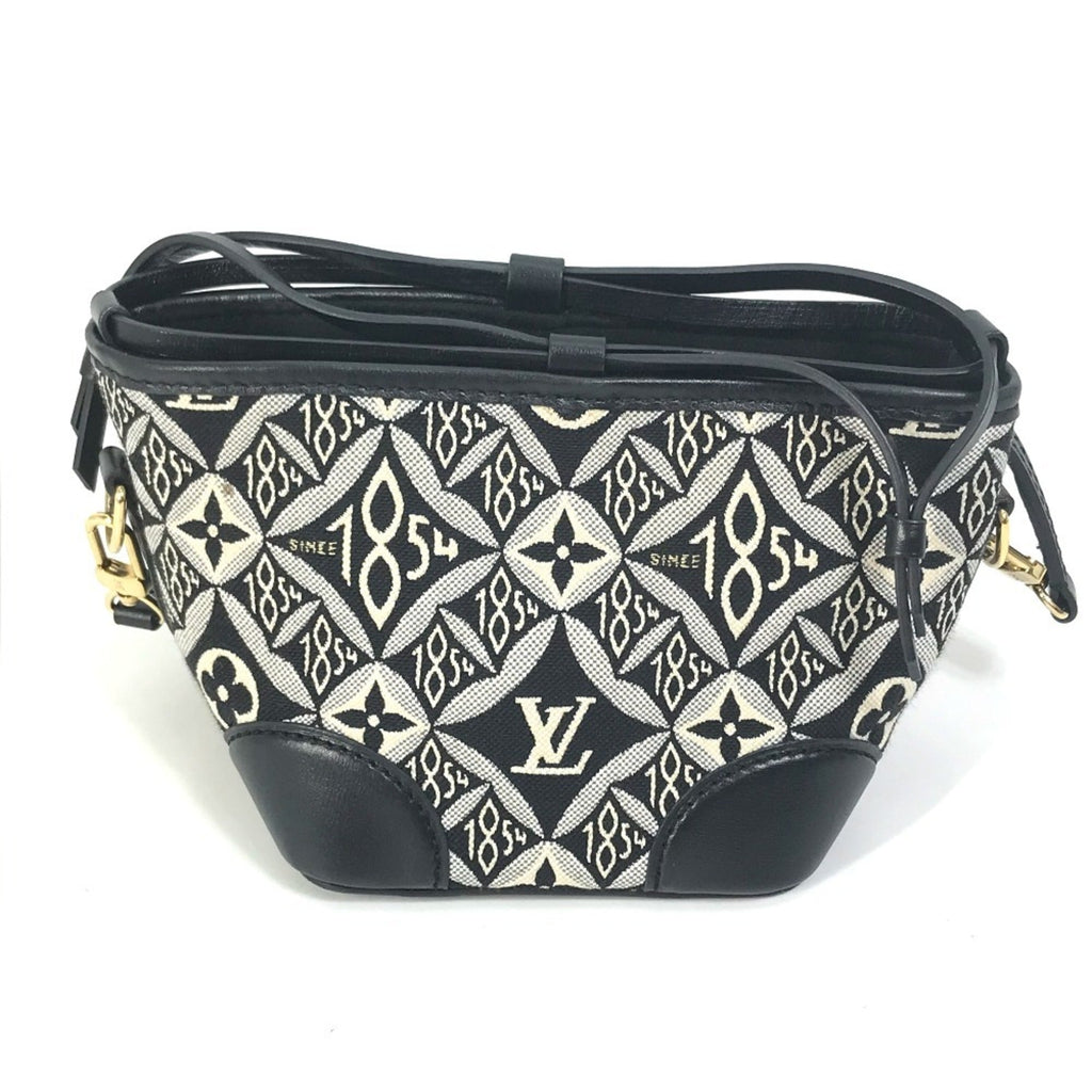 Louis Vuitton Black Noir Jacquard Pochette Shoulder Bag