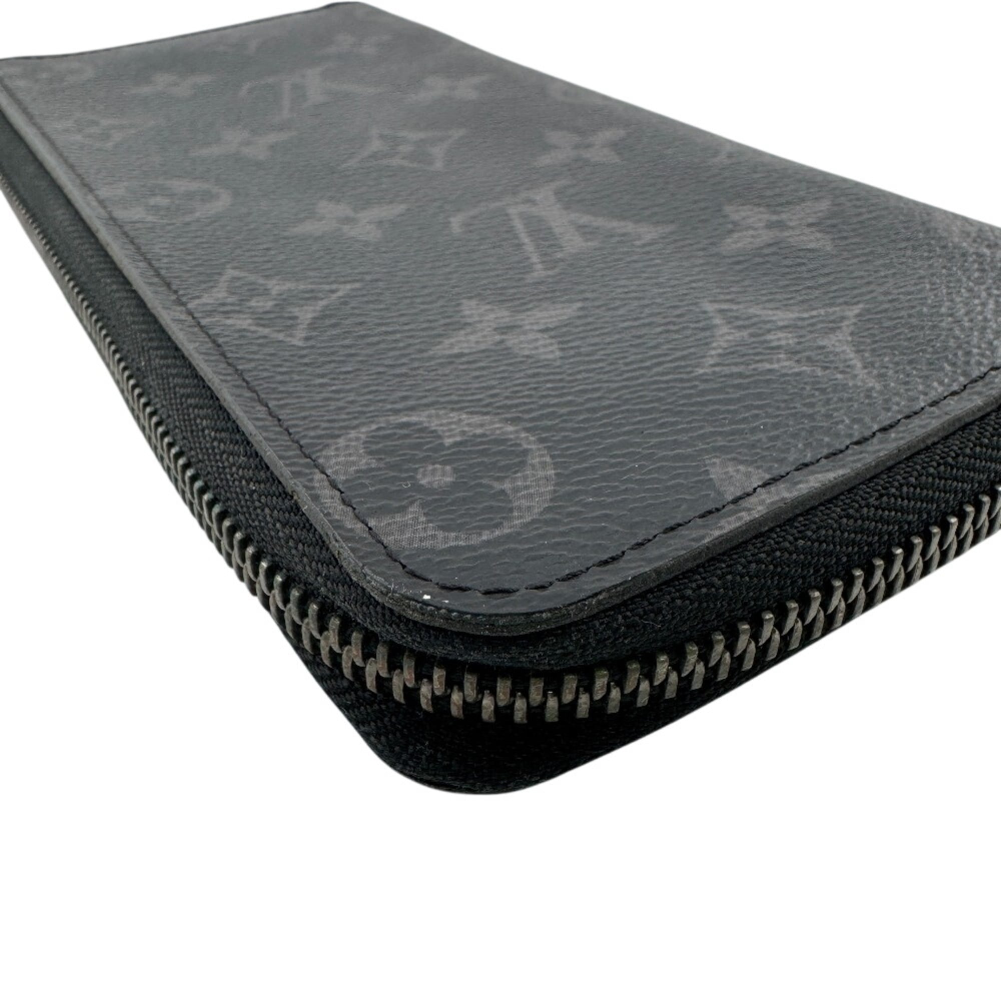 Louis Vuitton Black Leather Long Wallet