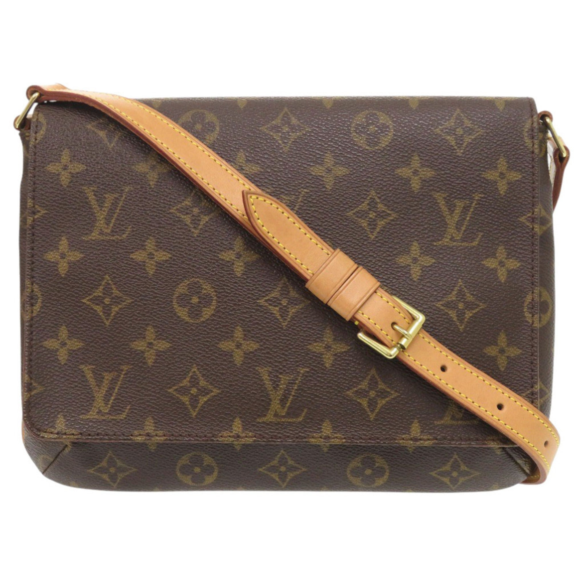 Louis Vuitton Brown Monogram Canvas Shoulder Bag