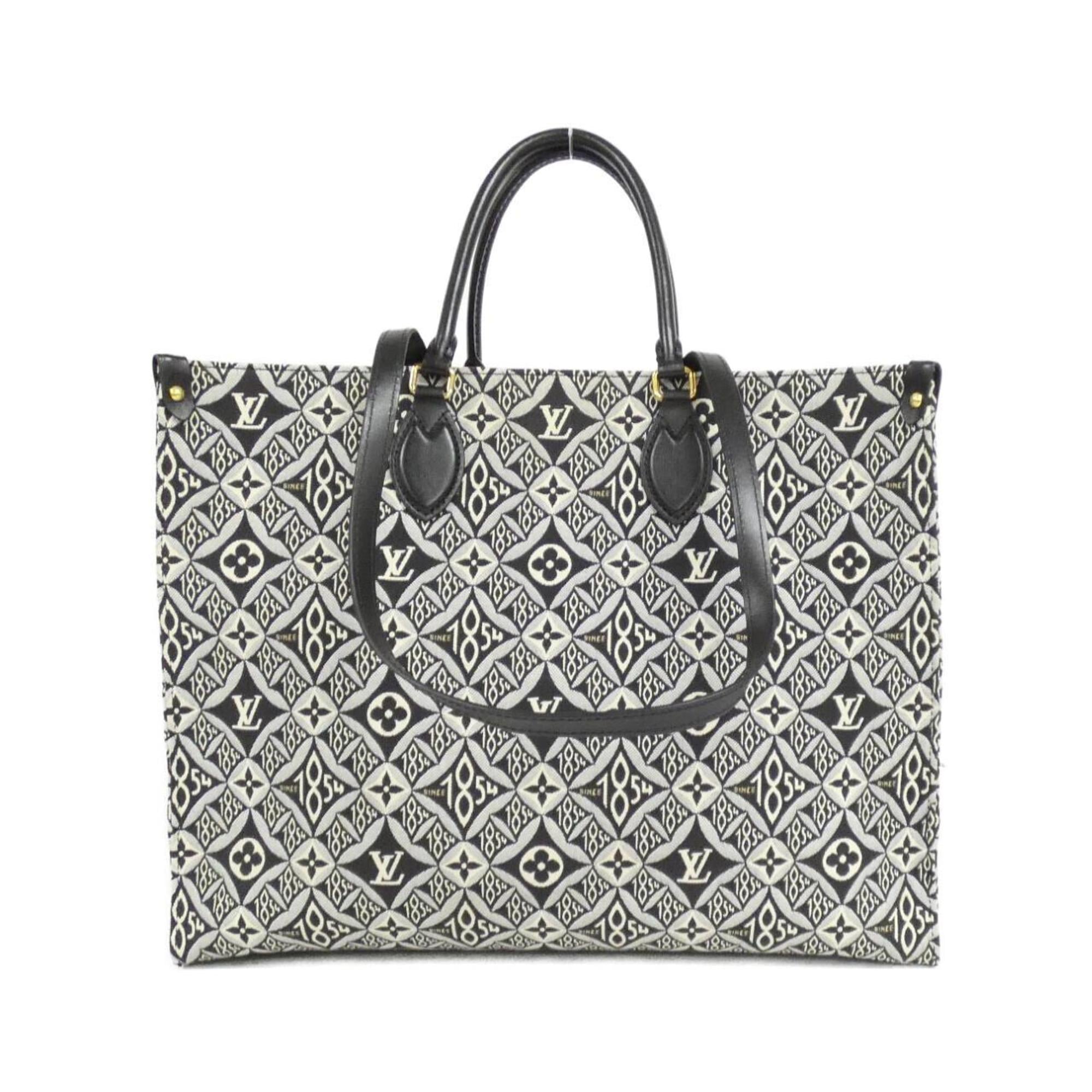 Louis Vuitton Gris Jacquard Handbag