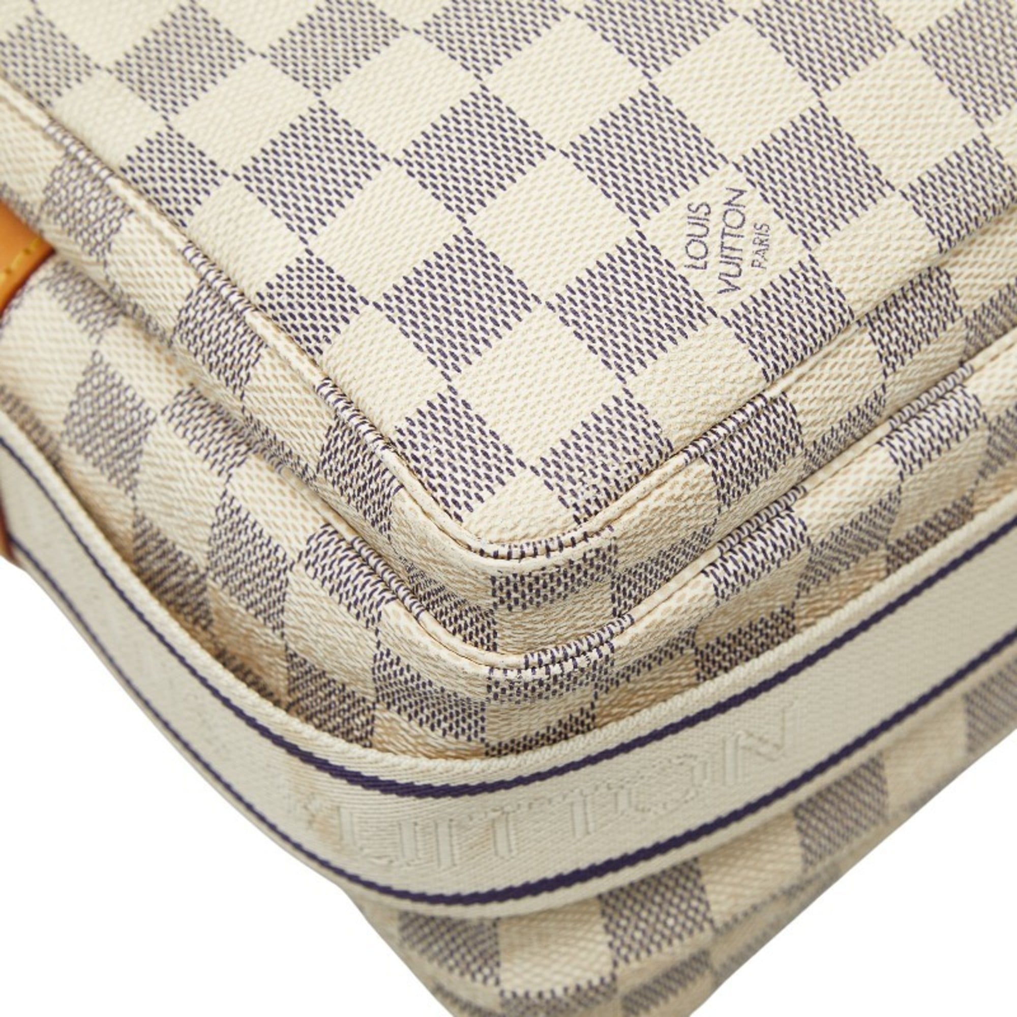 Louis Vuitton White Pvc Leather Shoulder Bag