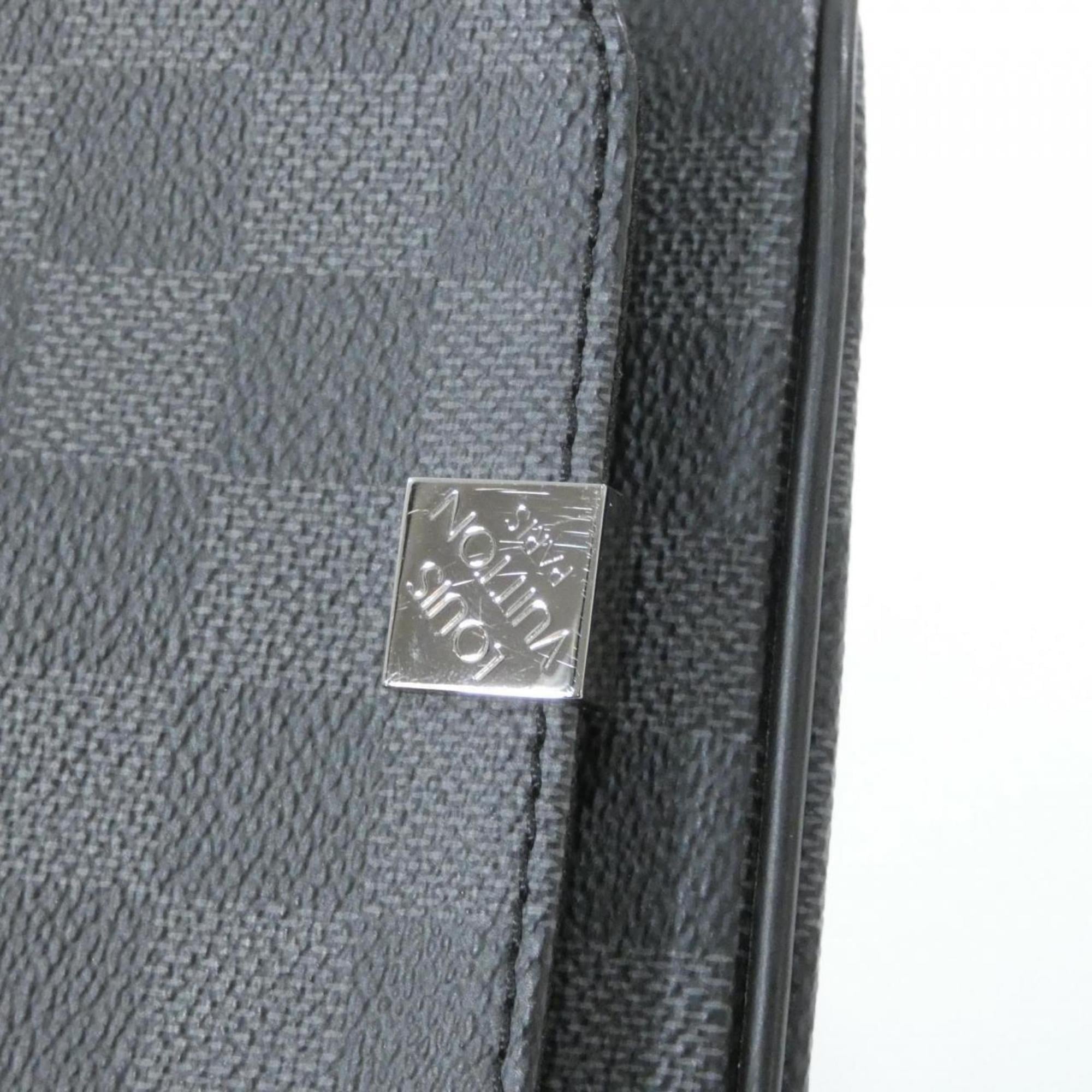 Louis Vuitton Graphite Coated Canvas Shoulder Bag