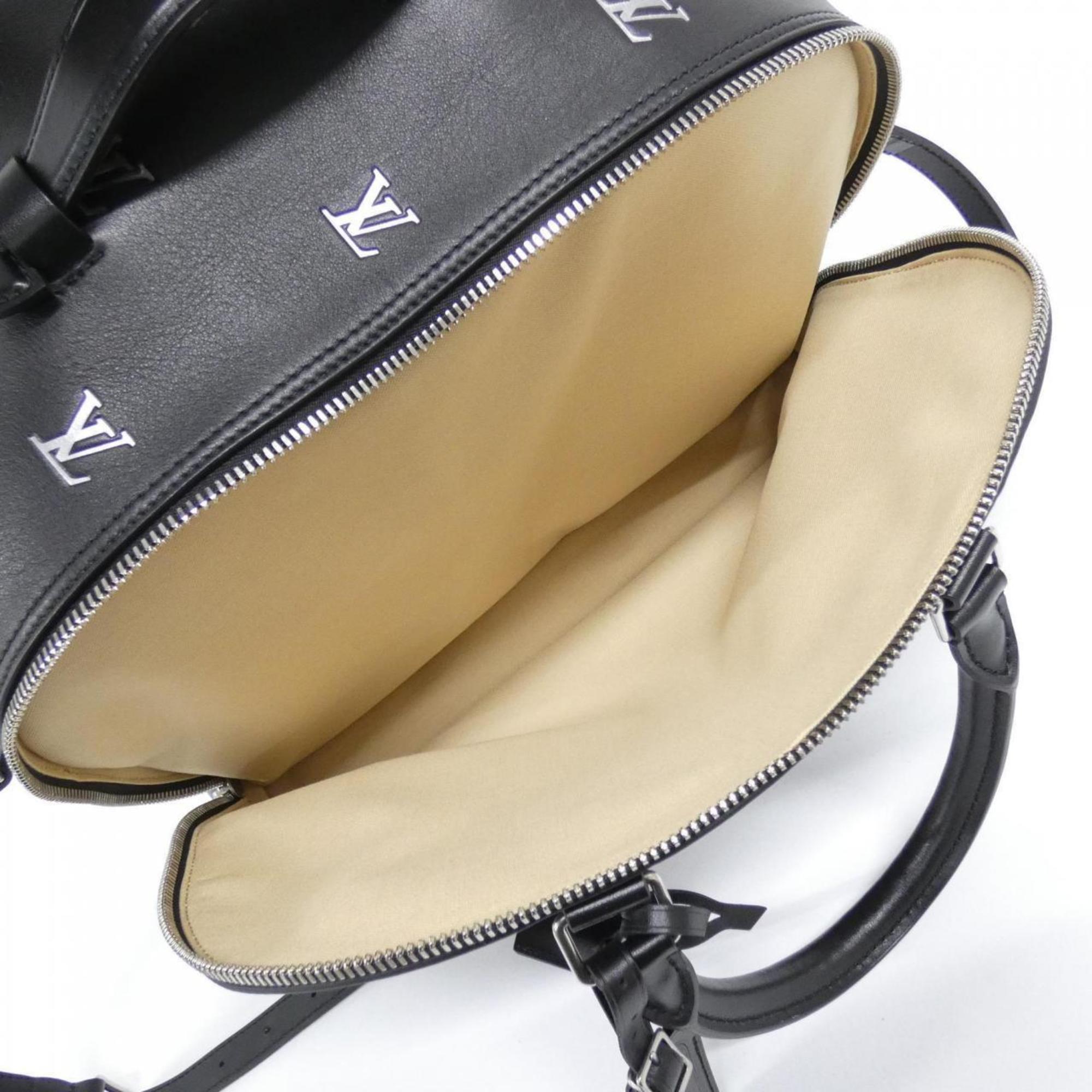 Louis Vuitton Black Leather Handbag