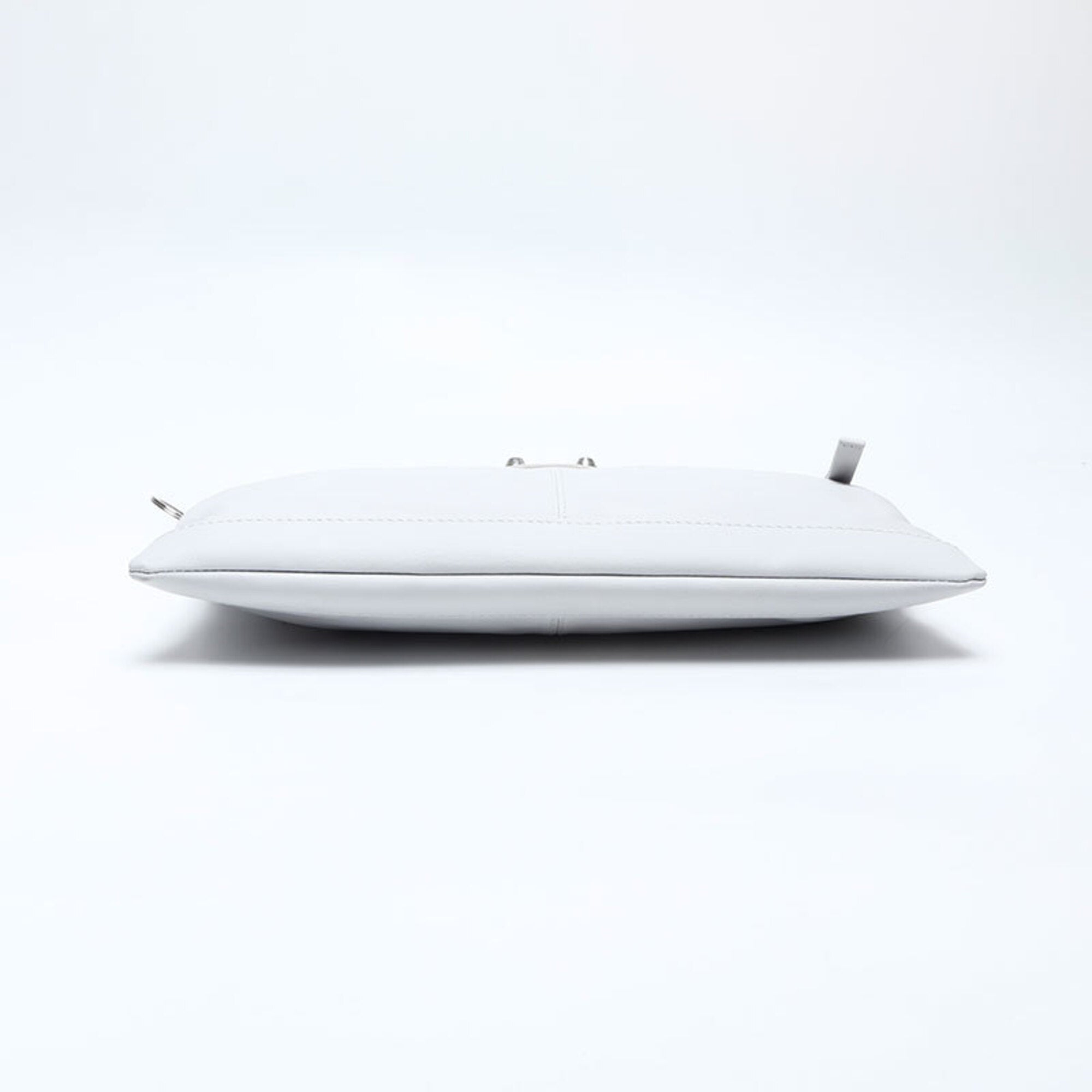 Balenciaga White Leather Clutch