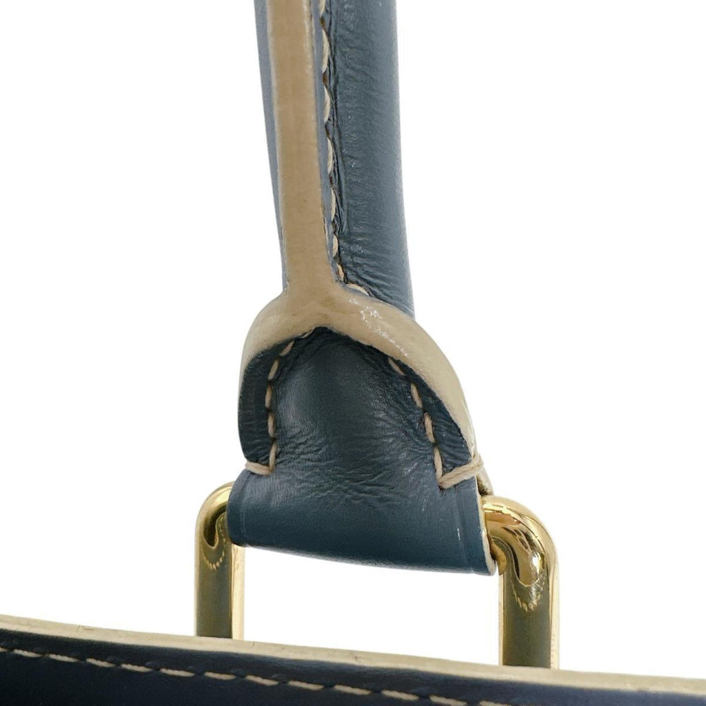 Louis Vuitton Blue Leather Handbag