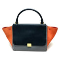 Celine Black Leather Shoulder Bag