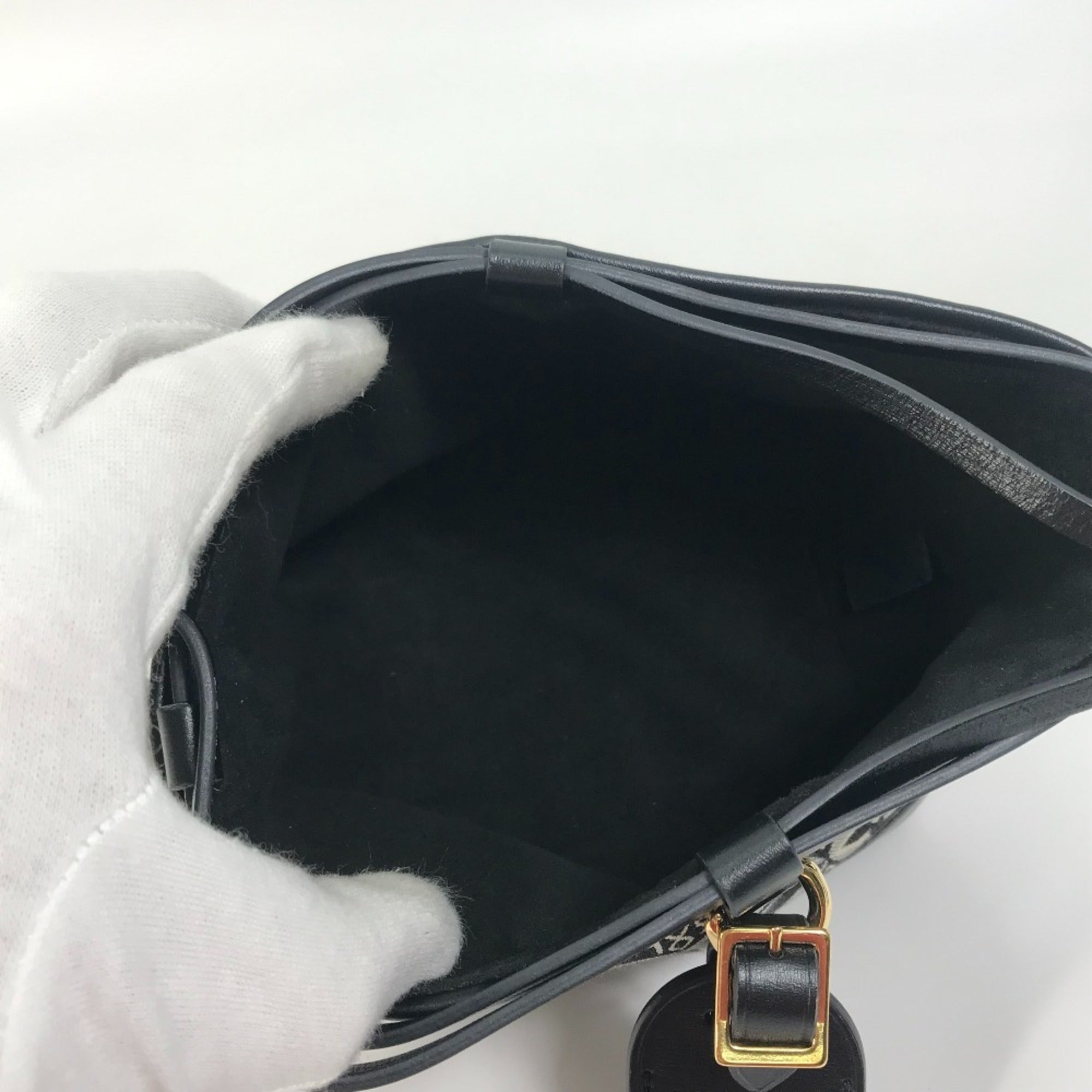Louis Vuitton Black Noir Jacquard Pochette Shoulder Bag