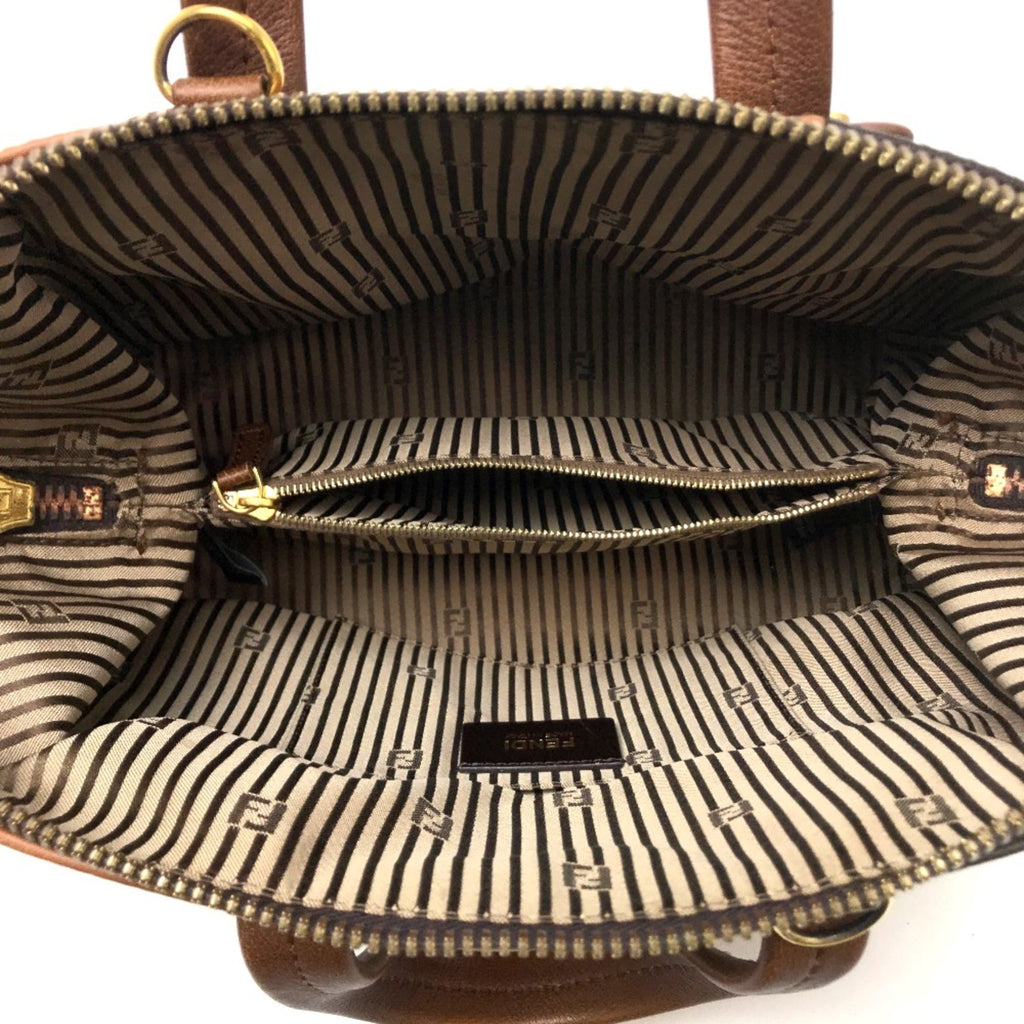 Fendi Brown Leather Handbag